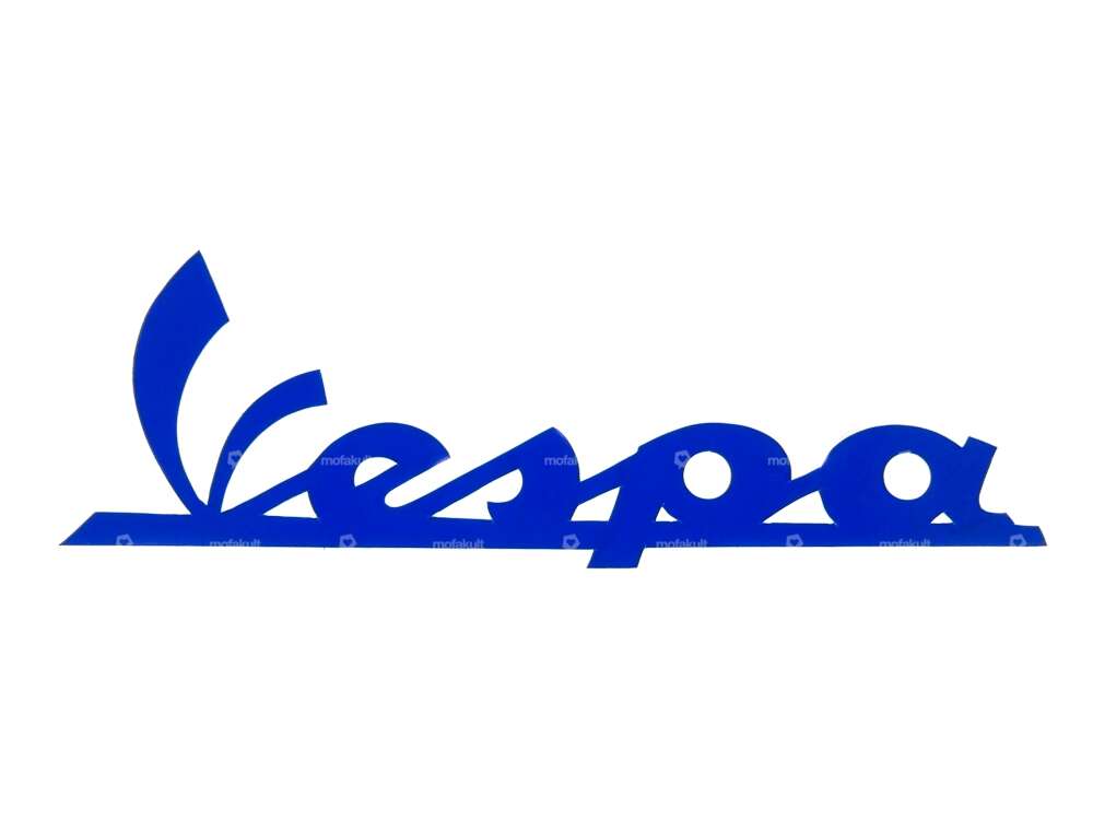 Sticker Vespa blue Carousel Image 1