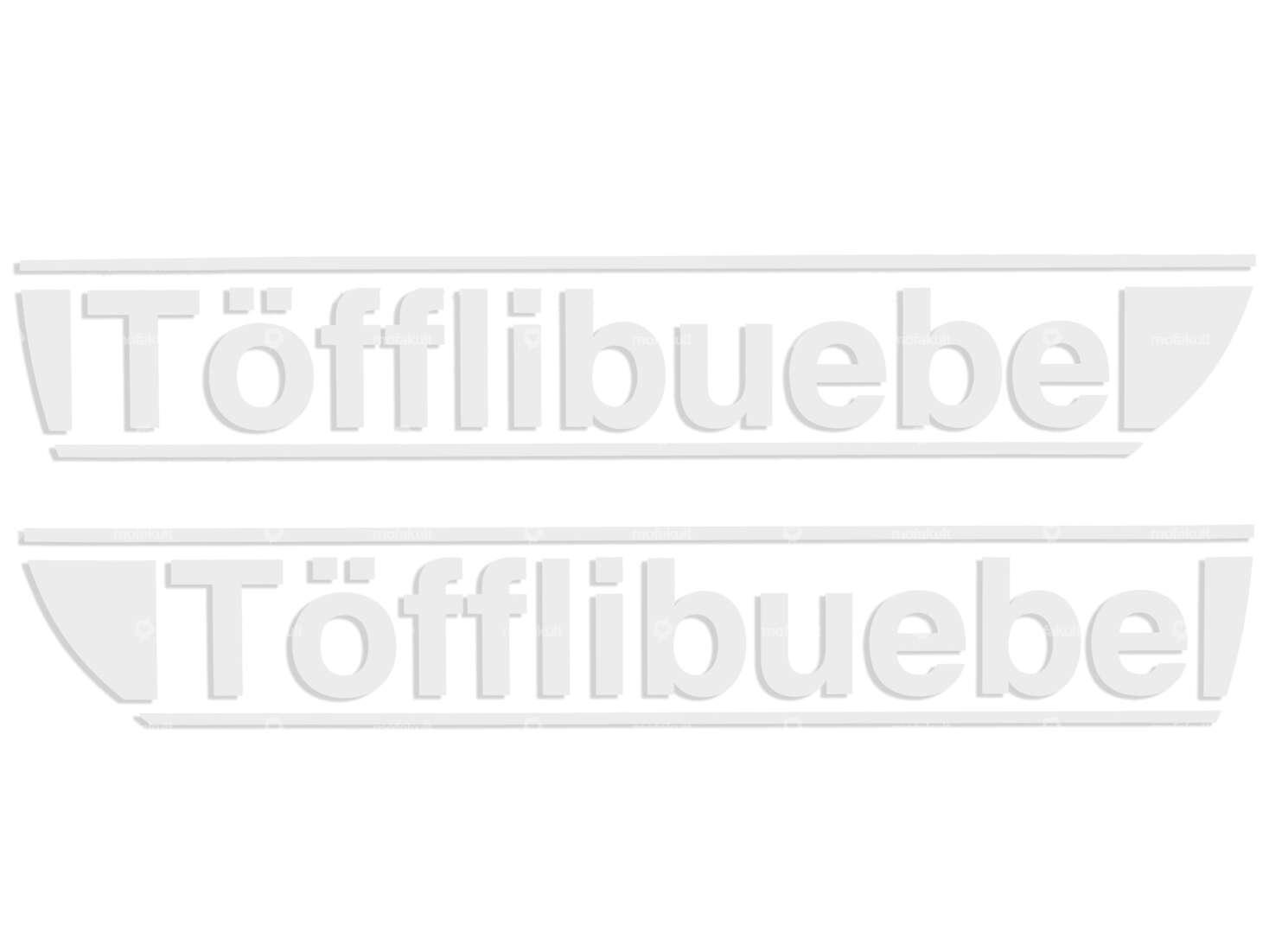 Tank adhesive "Töfflibuebe" Puch X30 NS, NG Carousel Image 1