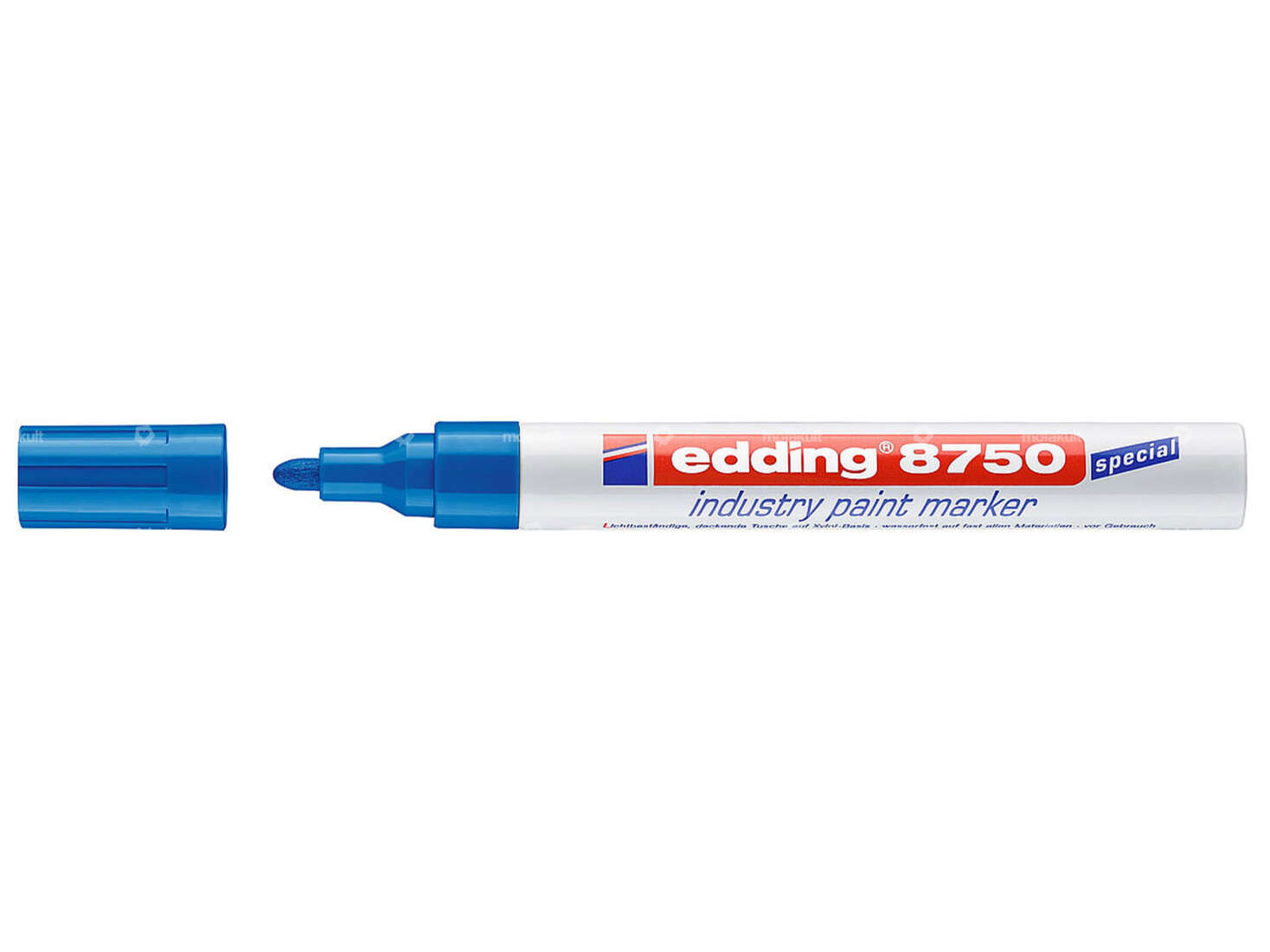 edding 8750 industrial paint marker 2 - 4 mm blue Carousel Image 1