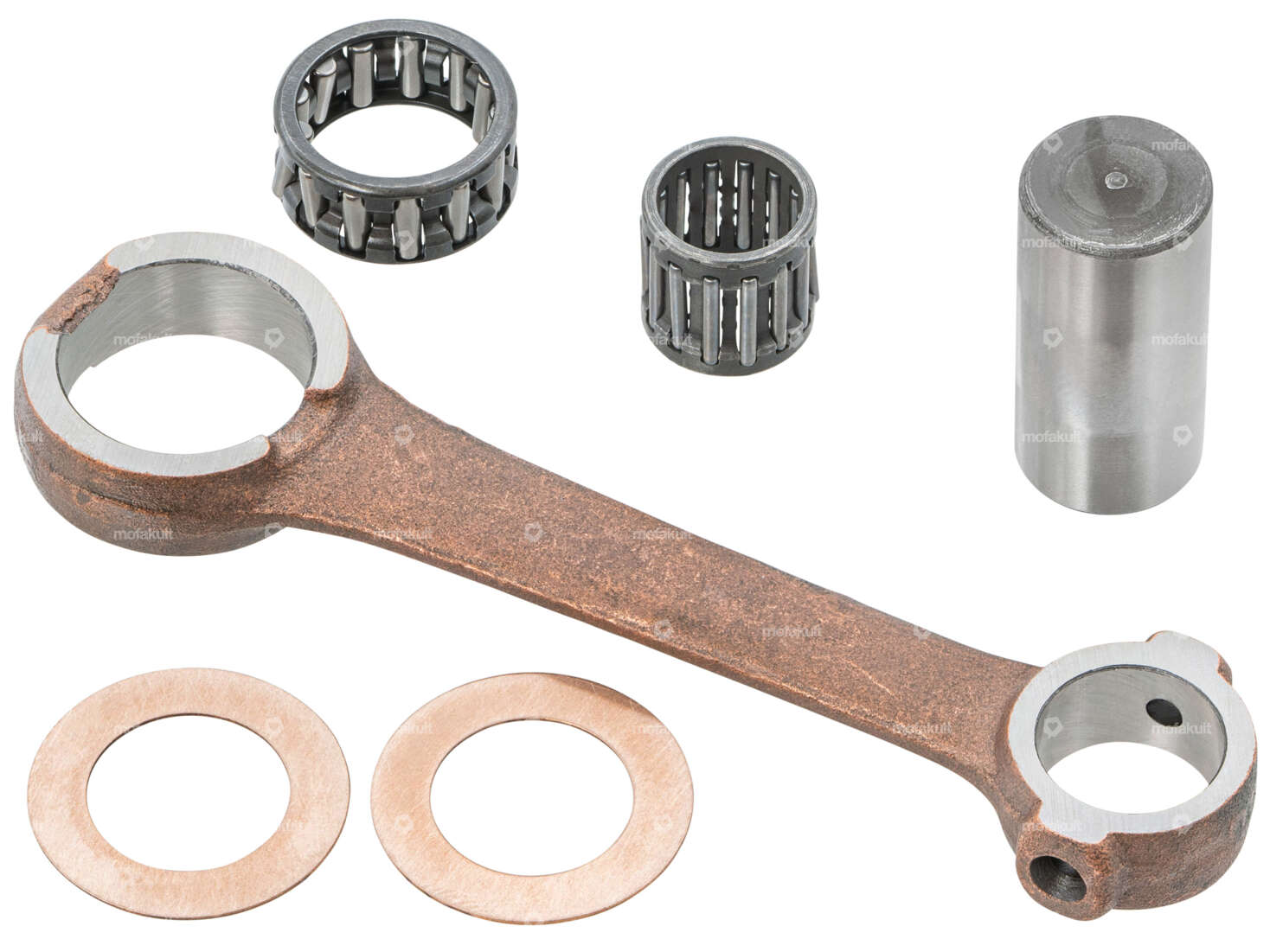 Mazzucchelli connecting rod "Racing" axe 12 mm | Piaggio Ciao, SI, Bravo, Boxer Carousel Image 1