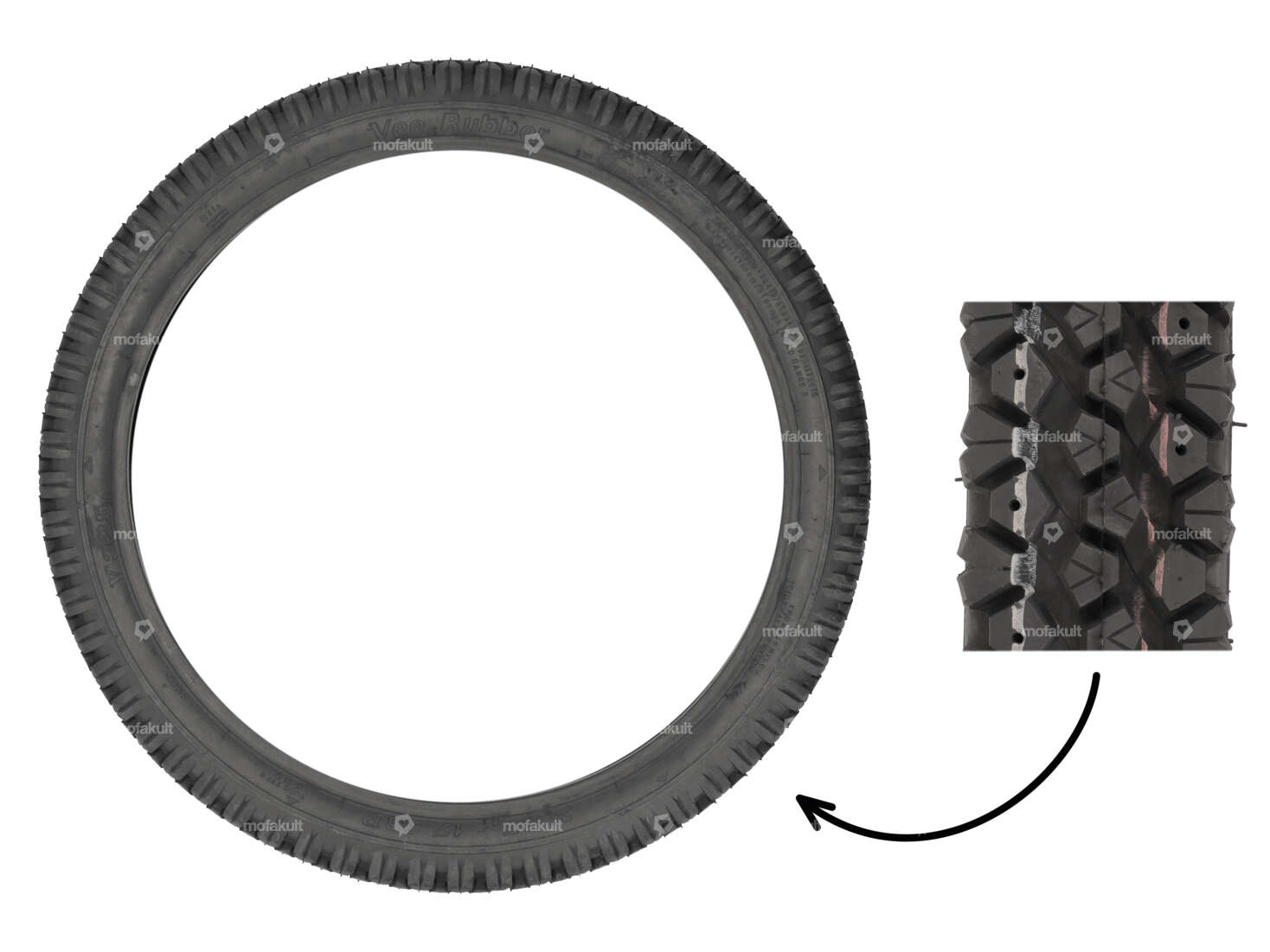 VeeRubber 2.25 x 17" tires VRM325 (V325) winter tires Carousel Image 1