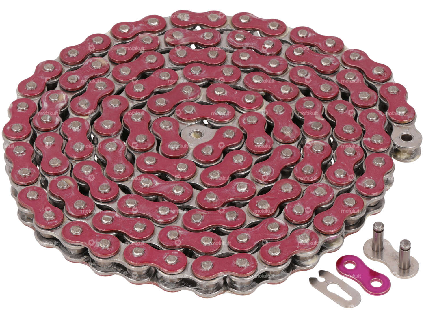 CYC drive chain metallic violet 415H (reinforced) 128L Carousel Image 1