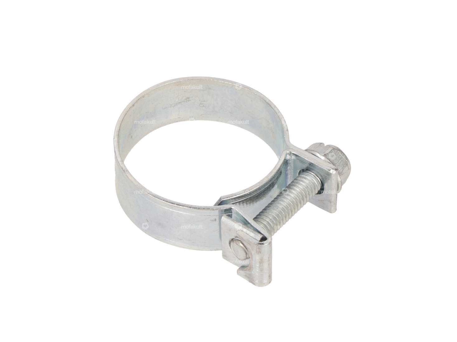 Solid screw clamp 22 - 24 mm galvanized Carousel Image 2