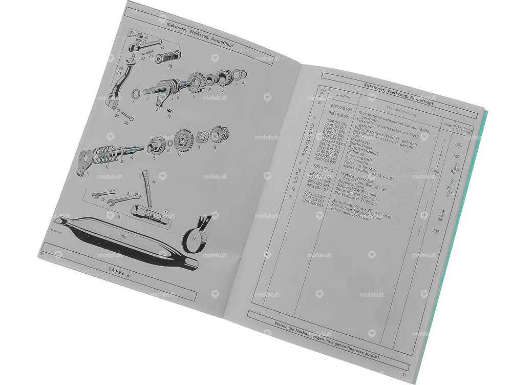 Spare parts list | Sachs 50/3 LKH, LH engine Carousel Image 2