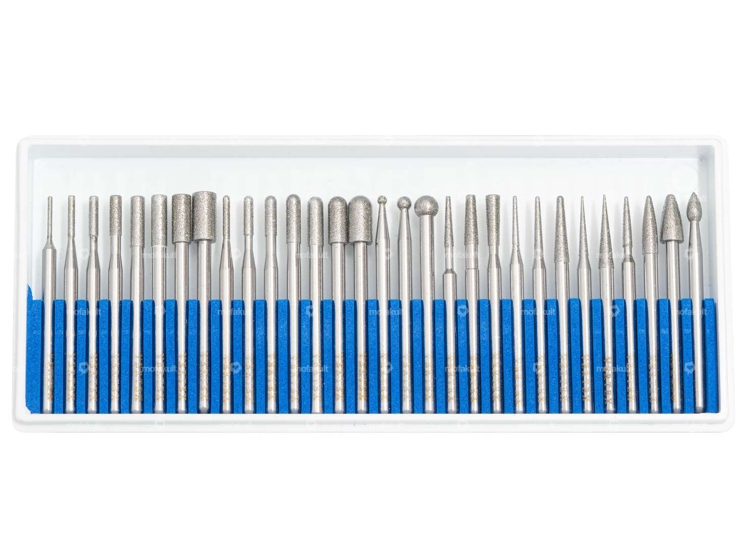 Diamond grinding set 30 pcs (3 mm holder) Carousel Image 2