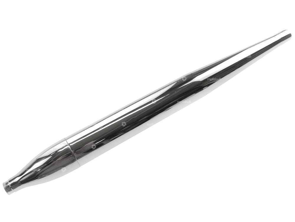 Flute exhaust Ø 26 / 60 mm chrome Carousel Image 1