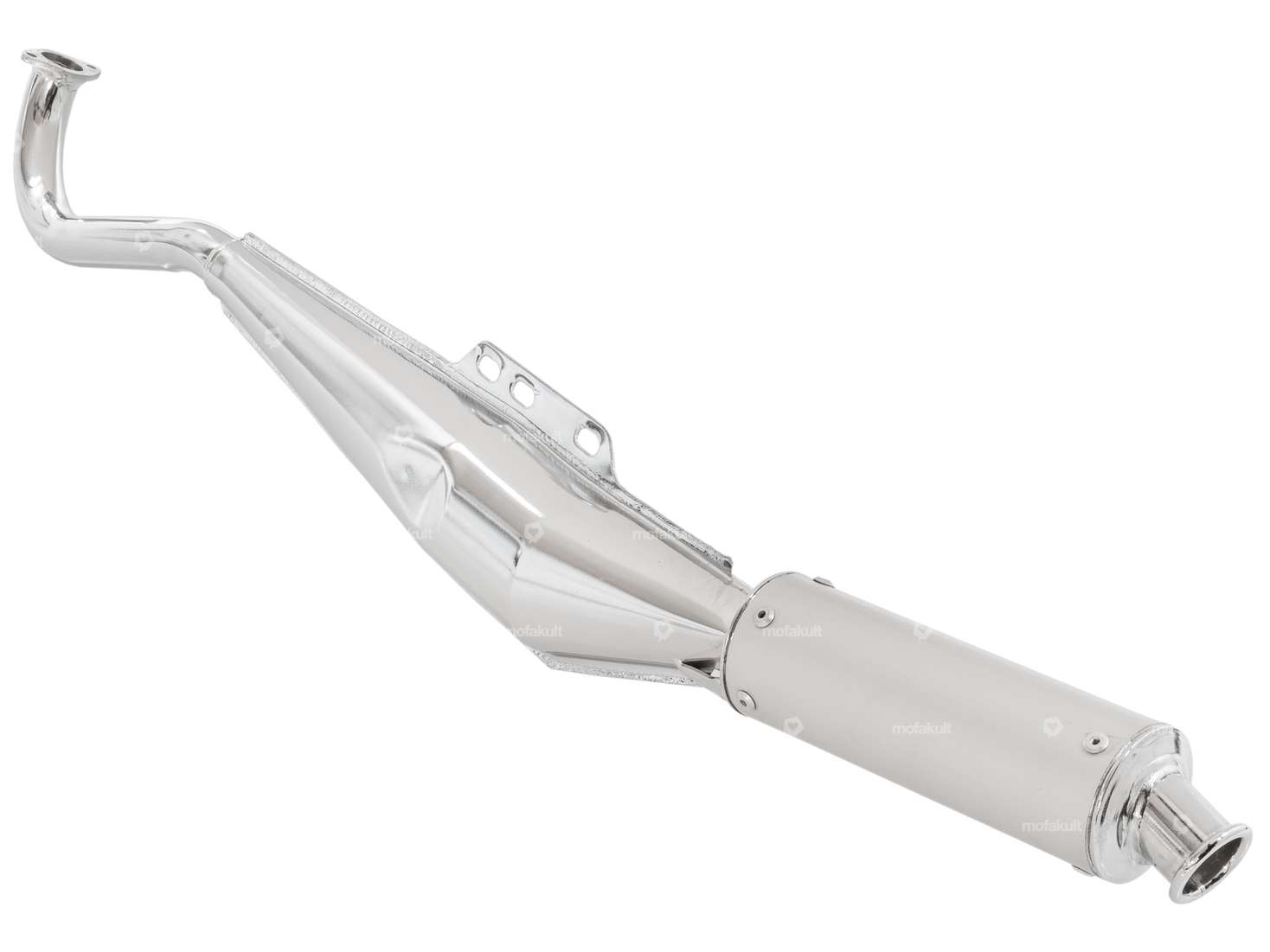 Exhaust Bullet 28 mm chrome | Puch Maxi, X30 Carousel Image 2