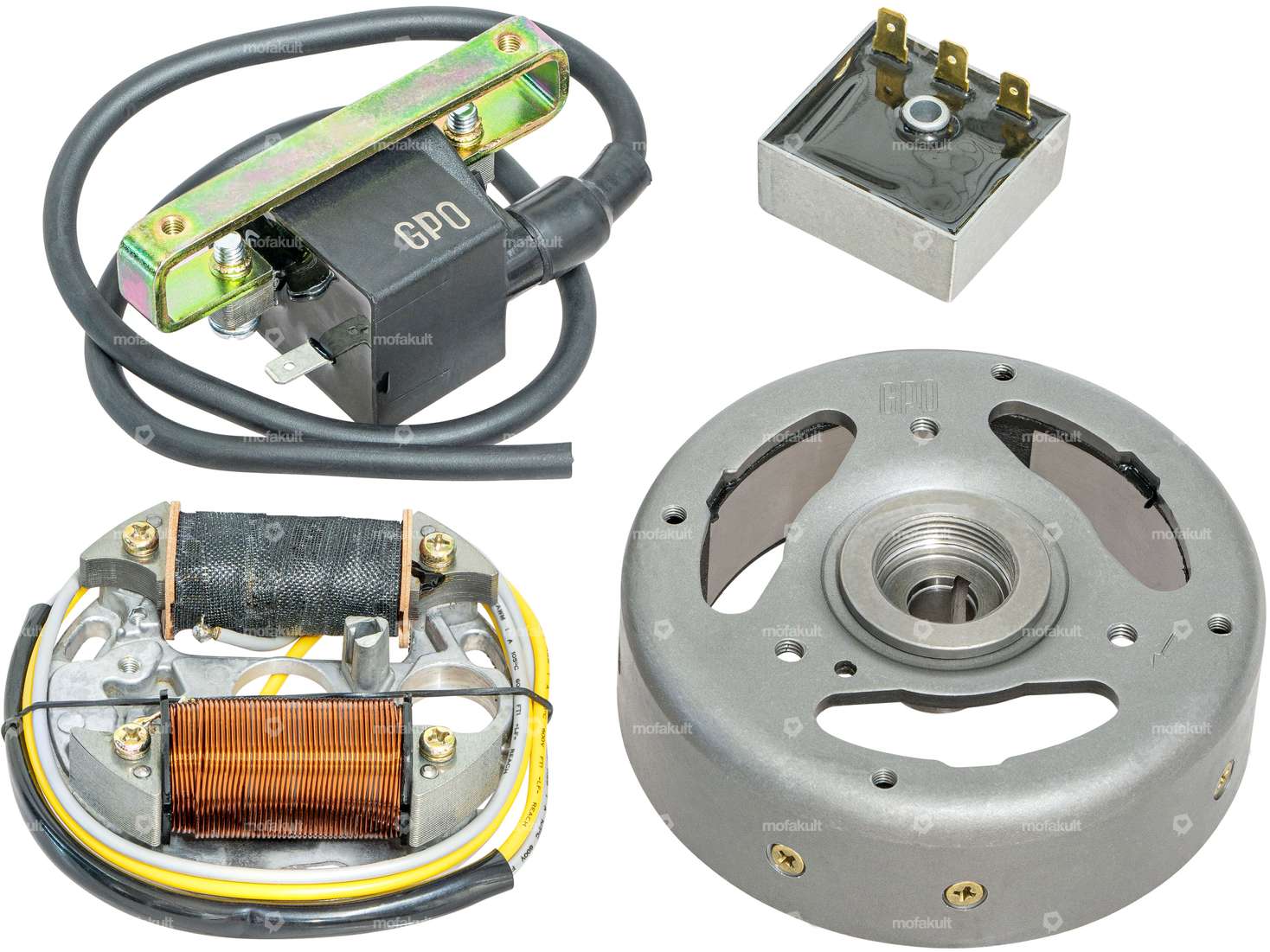 GPO CDI ignition set clockwise 12V Carousel Image 1