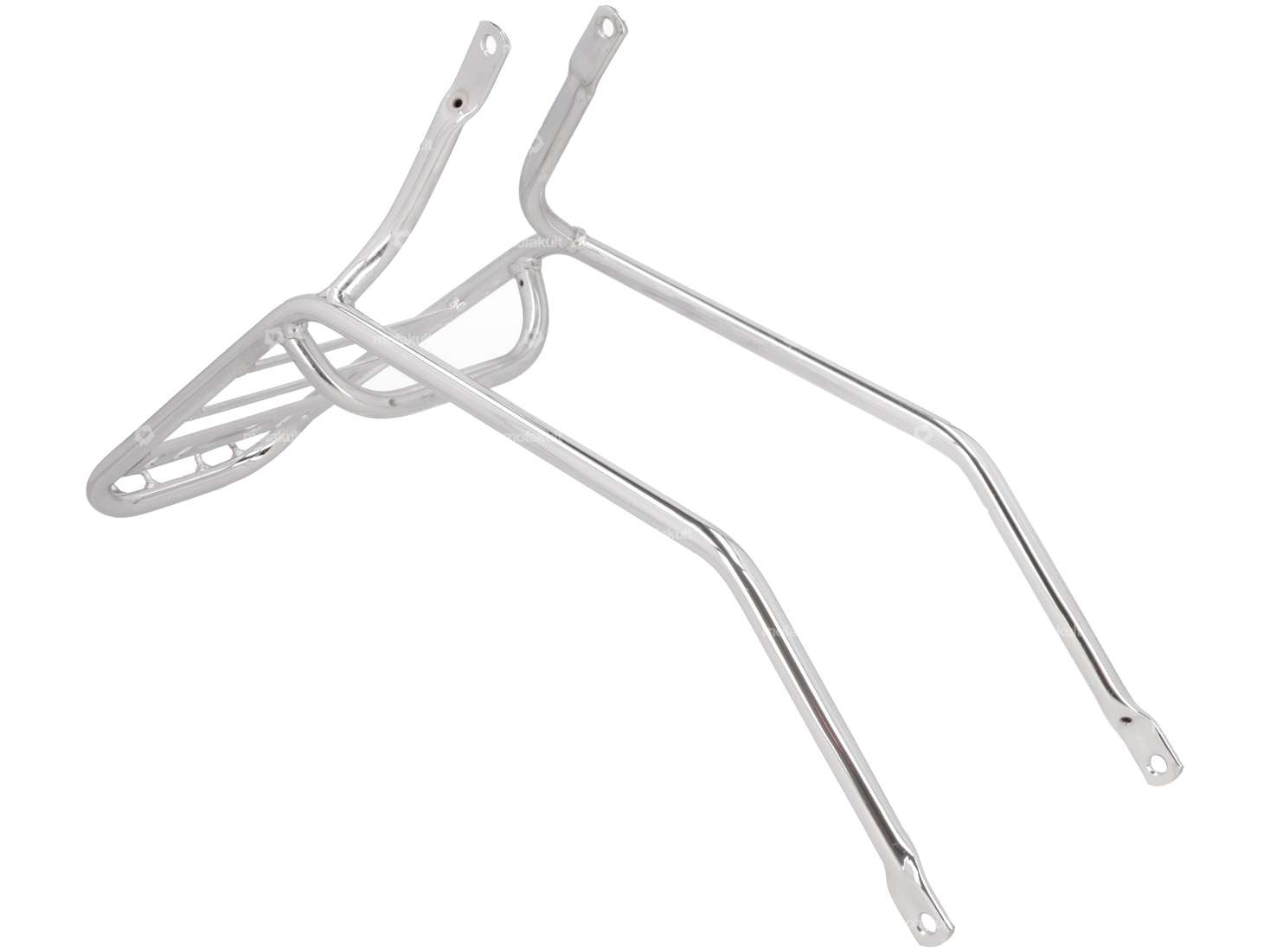 Chrome tank luggage carrier | Puch Maxi S Carousel Image 2