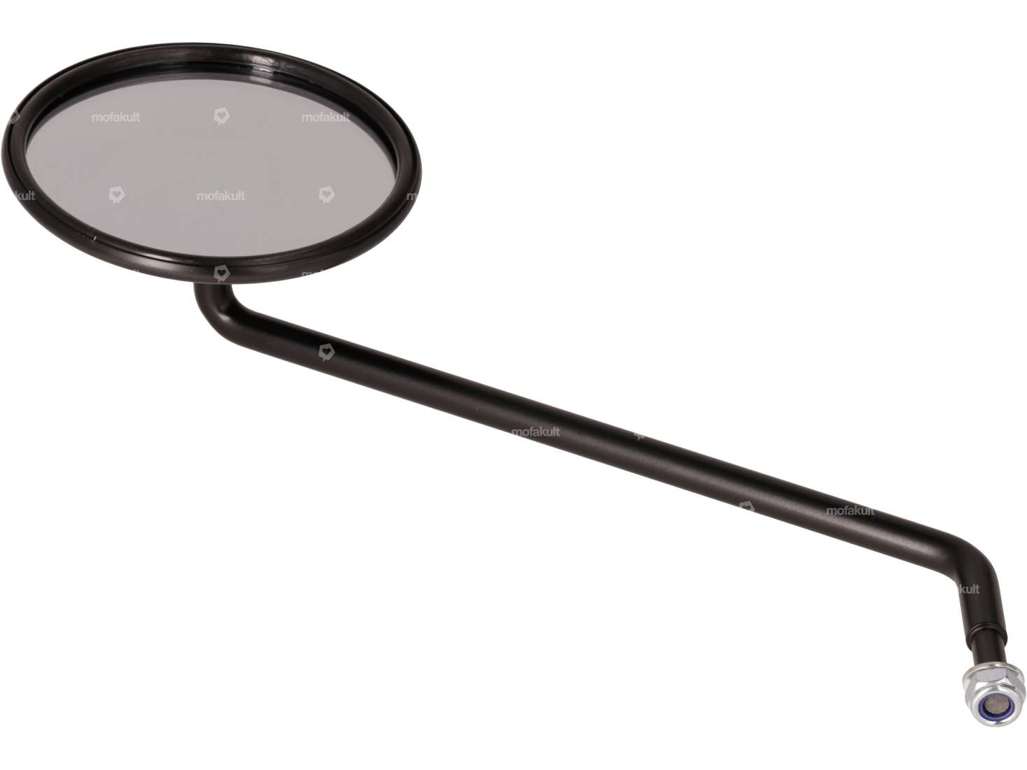 Bumm mirror round angled left black Carousel Image 2