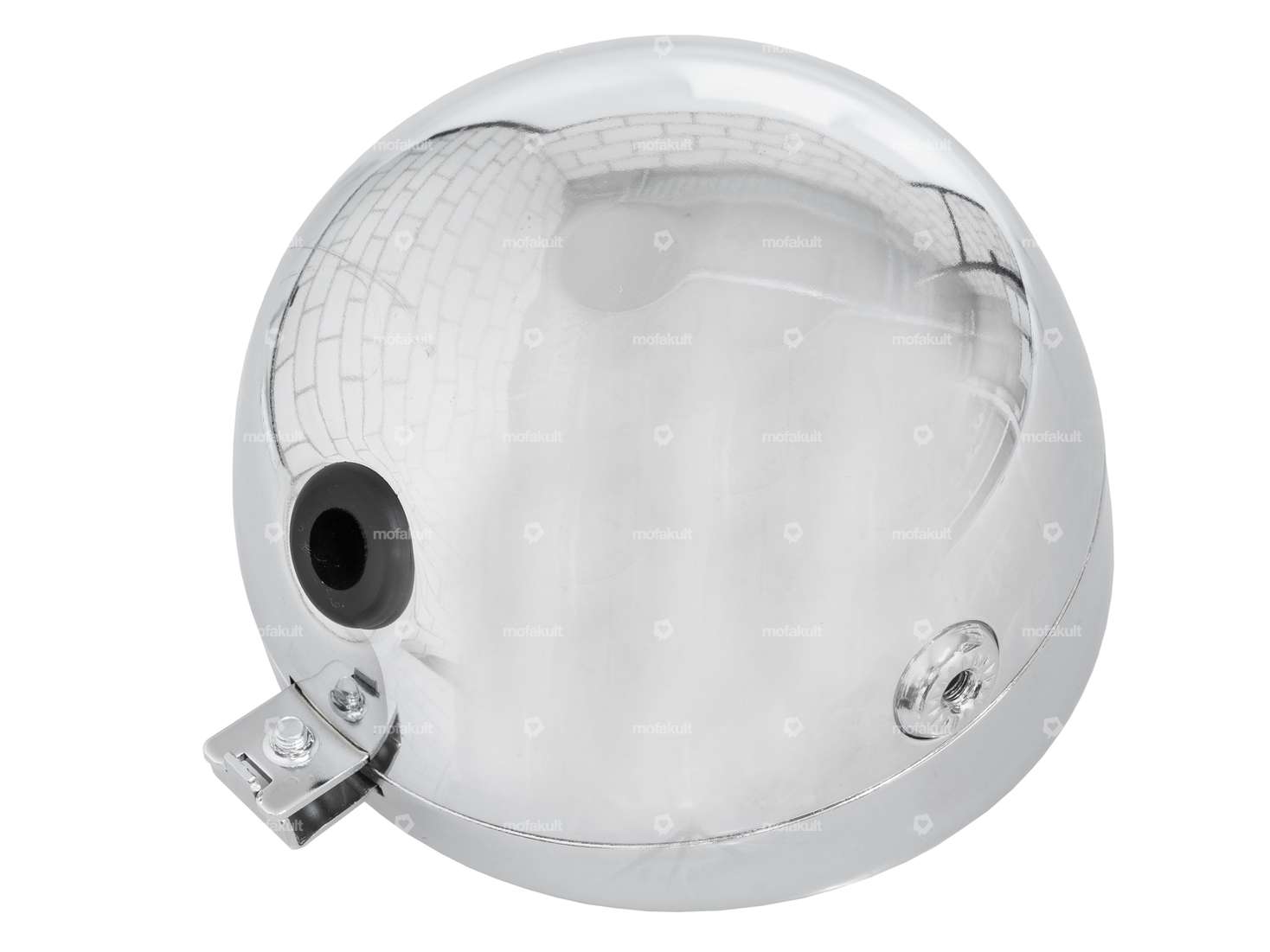 Headlights round chrome (with spoiler) Carousel Image 3