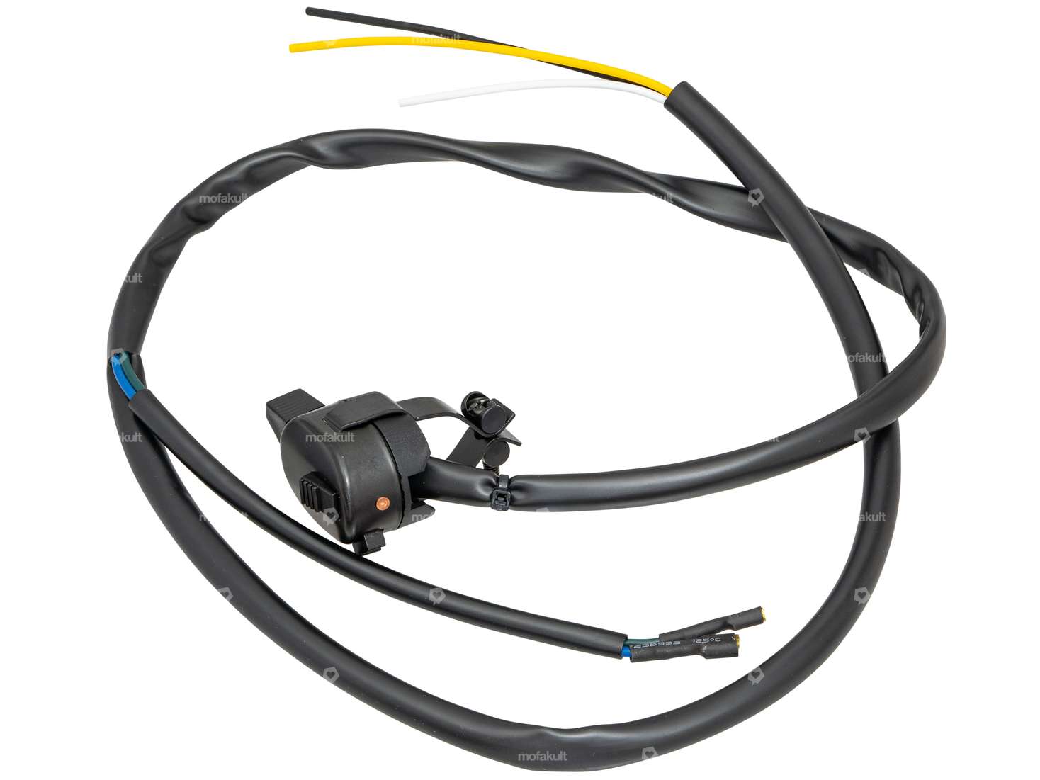 GPO light switch with wiring harness black Carousel Image 1