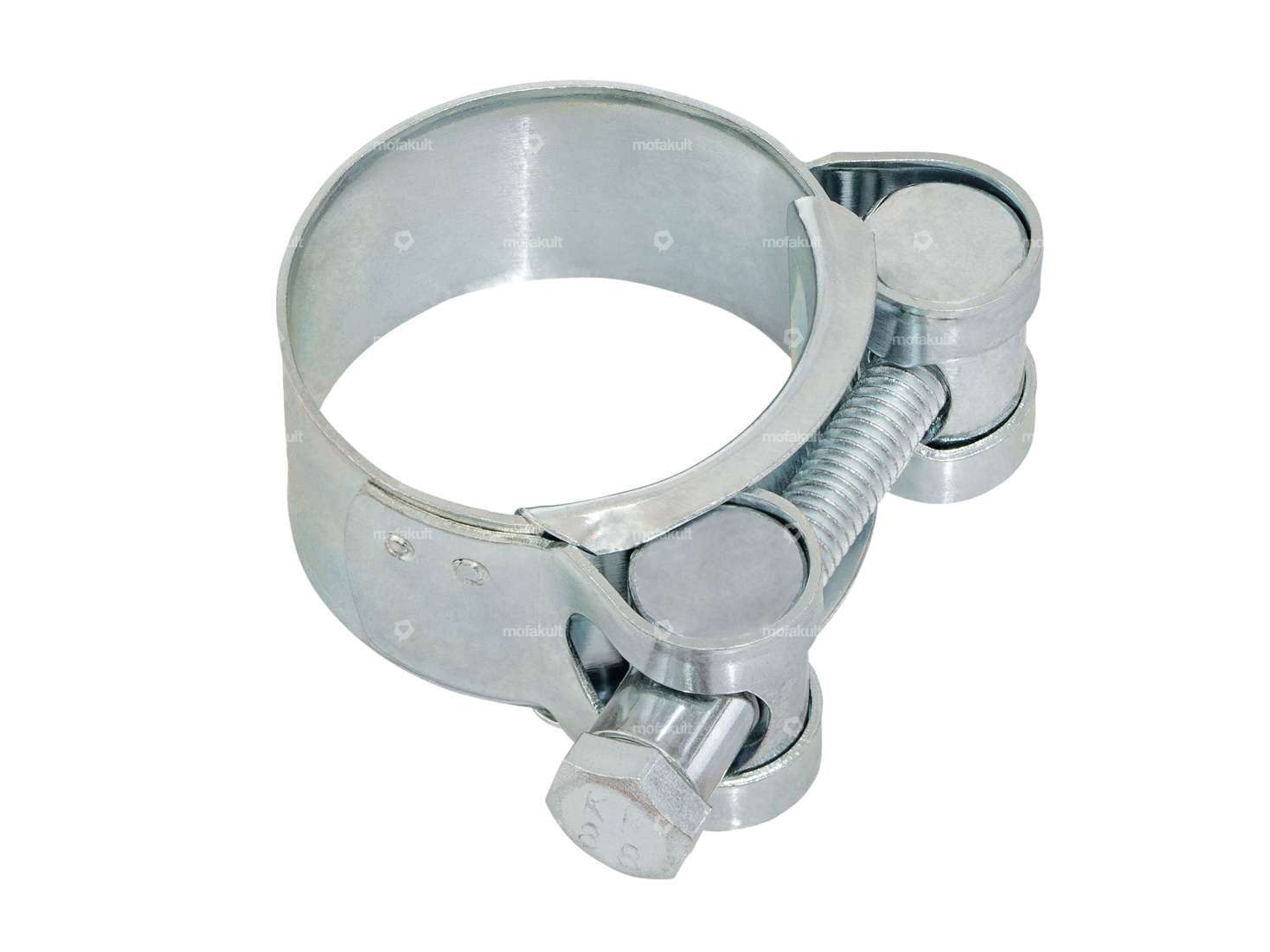 Solid screw clamp 30 - 33 mm W2 Inox / galvanized Carousel Image 1