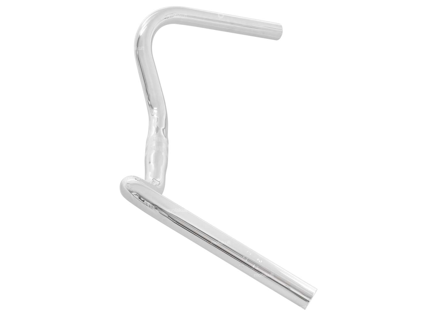 ergotec handlebar "Stuttgarter Bügel" stem 9.5cm chrome Carousel Image 2