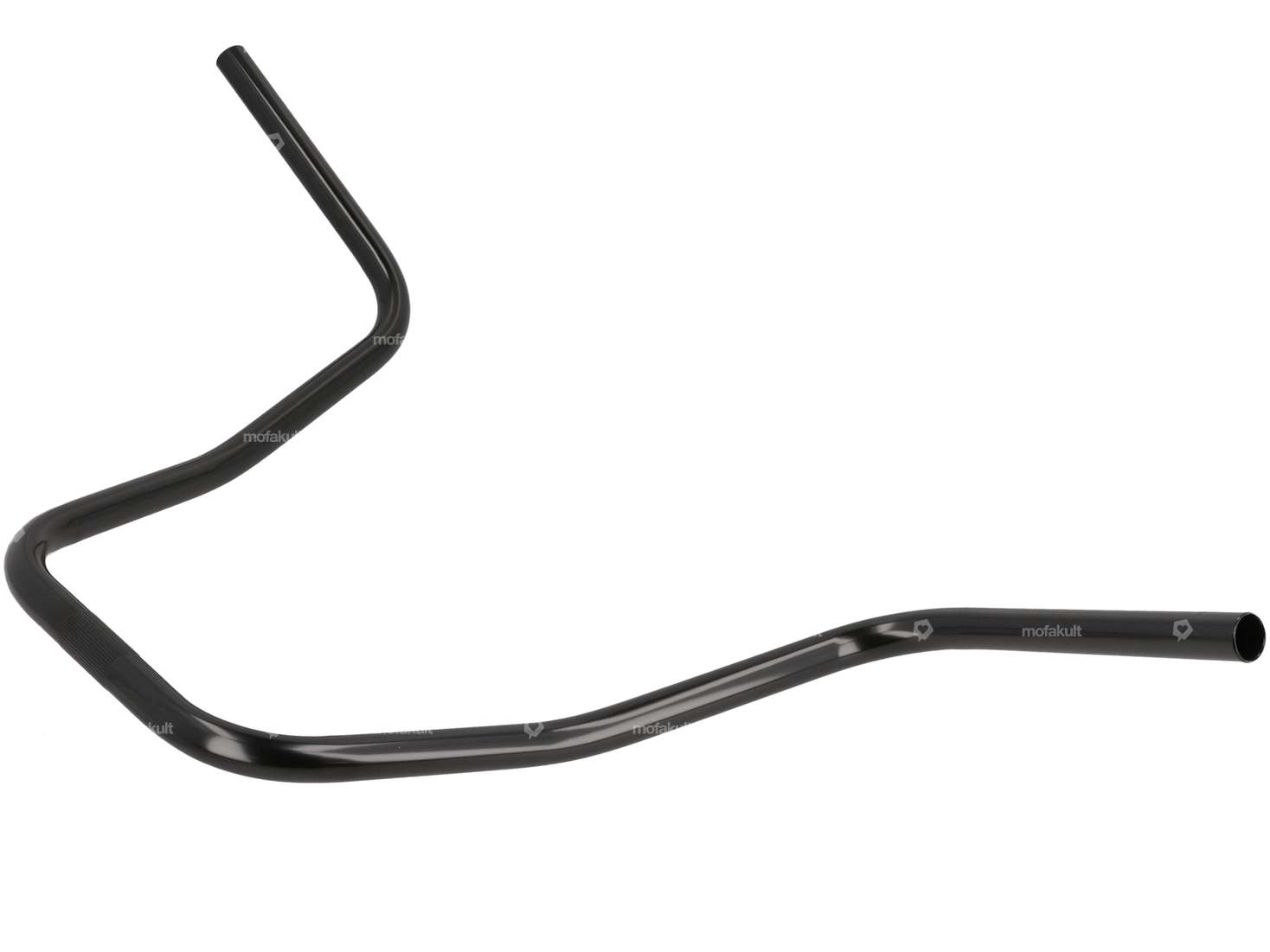 Handlebar fork plate 36 cm curved black Carousel Image 2