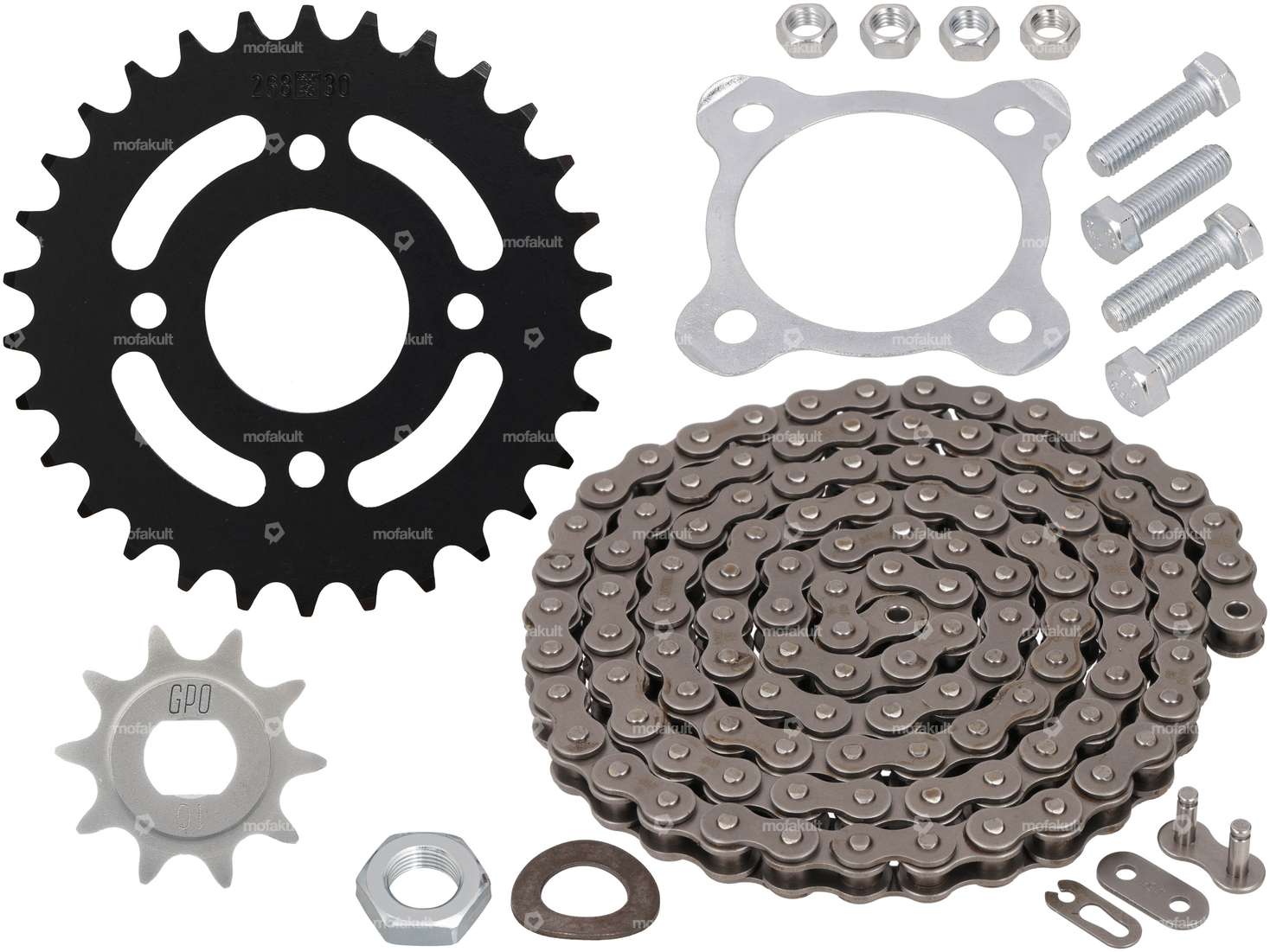 ESJOT chain kit | Hercules Prima 3, 5, Optima Carousel Image 1