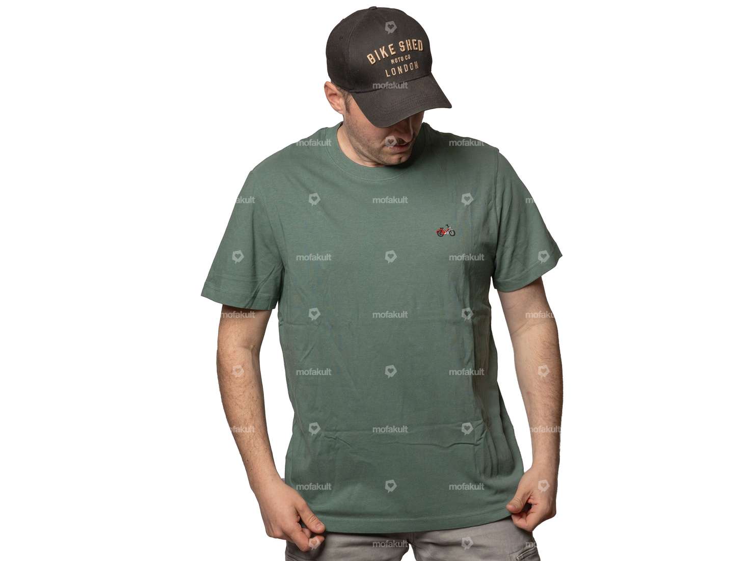 mk-Merch T-shirt "Maxi Tuning" petrol Carousel Image 4