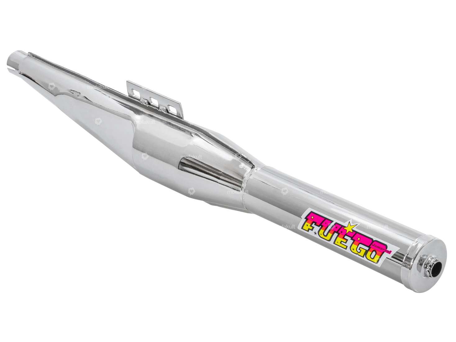 Jamarcol Cross muffler 28 mm chrome Carousel Image 2