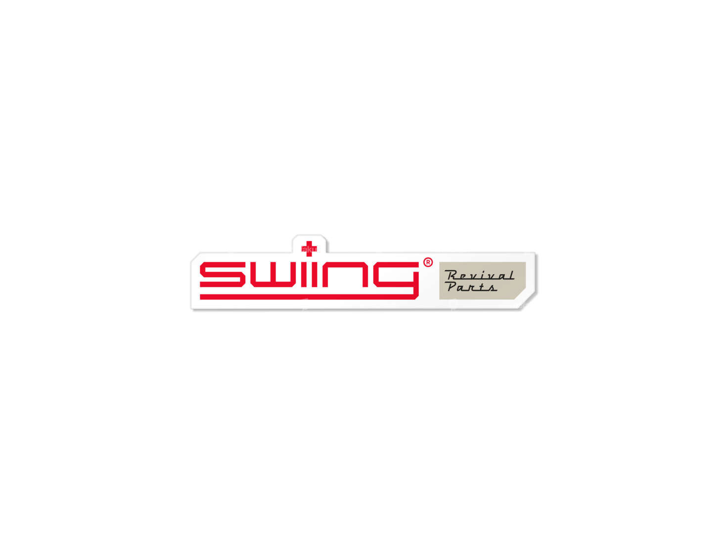 Sticker "swiing® revival parts" 48 x 11 mm Carousel Image 1