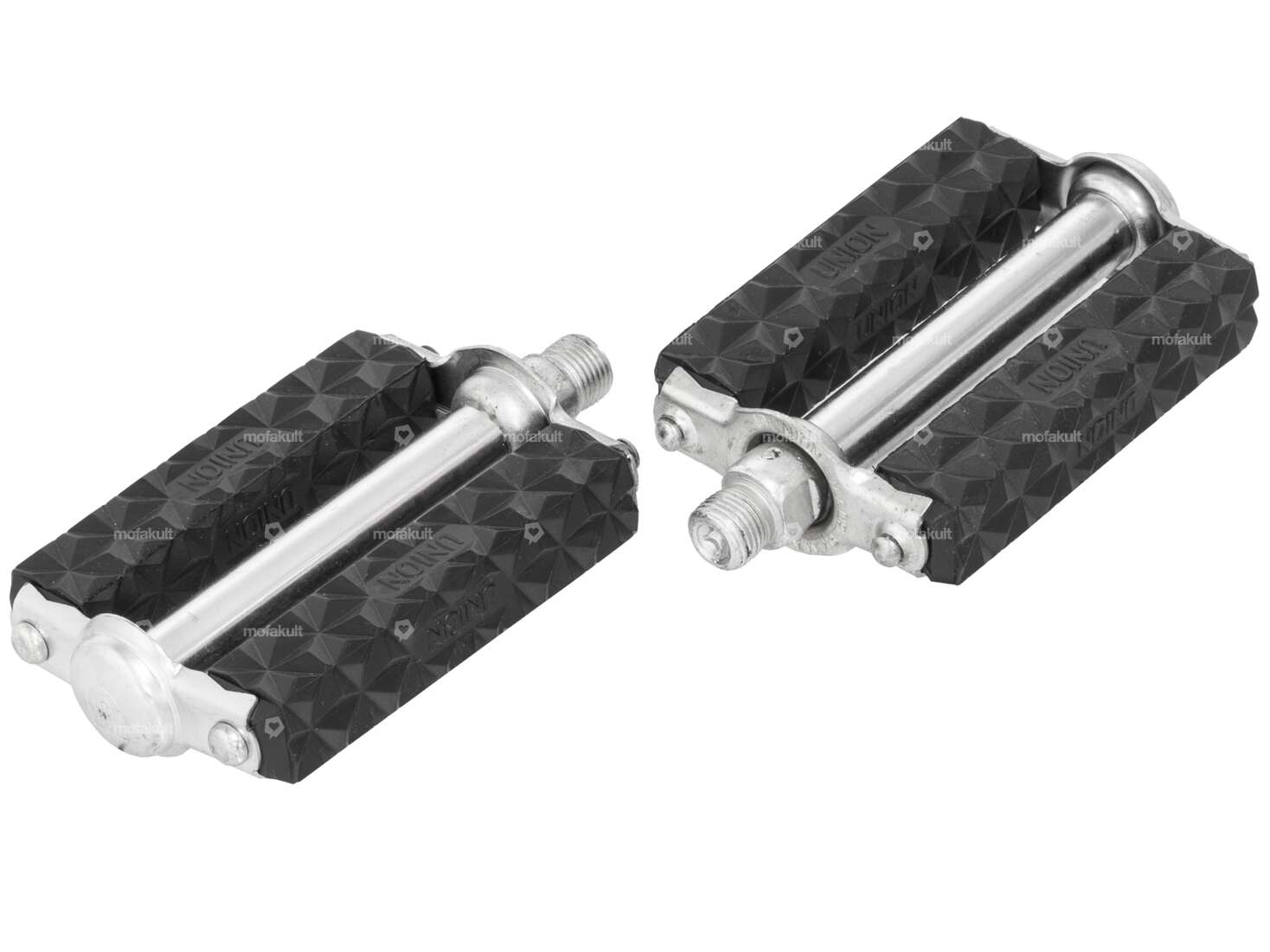 Union pedals black M14 x 1.25 | Solex, Motobecane, Peugeot Carousel Image 1