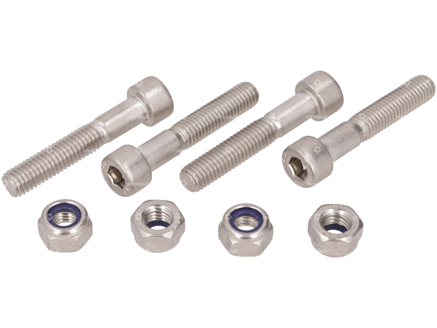 swiing® revival screw set upper & lower triple tree Inox | Pony GTX 521 & Widewall, Cross Carousel Image 1