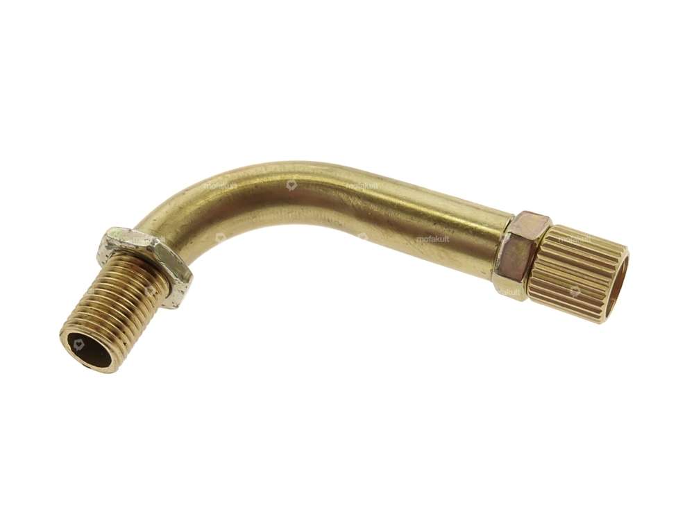 90° carburetor pipe bend M7x0.75 Carousel Image 2