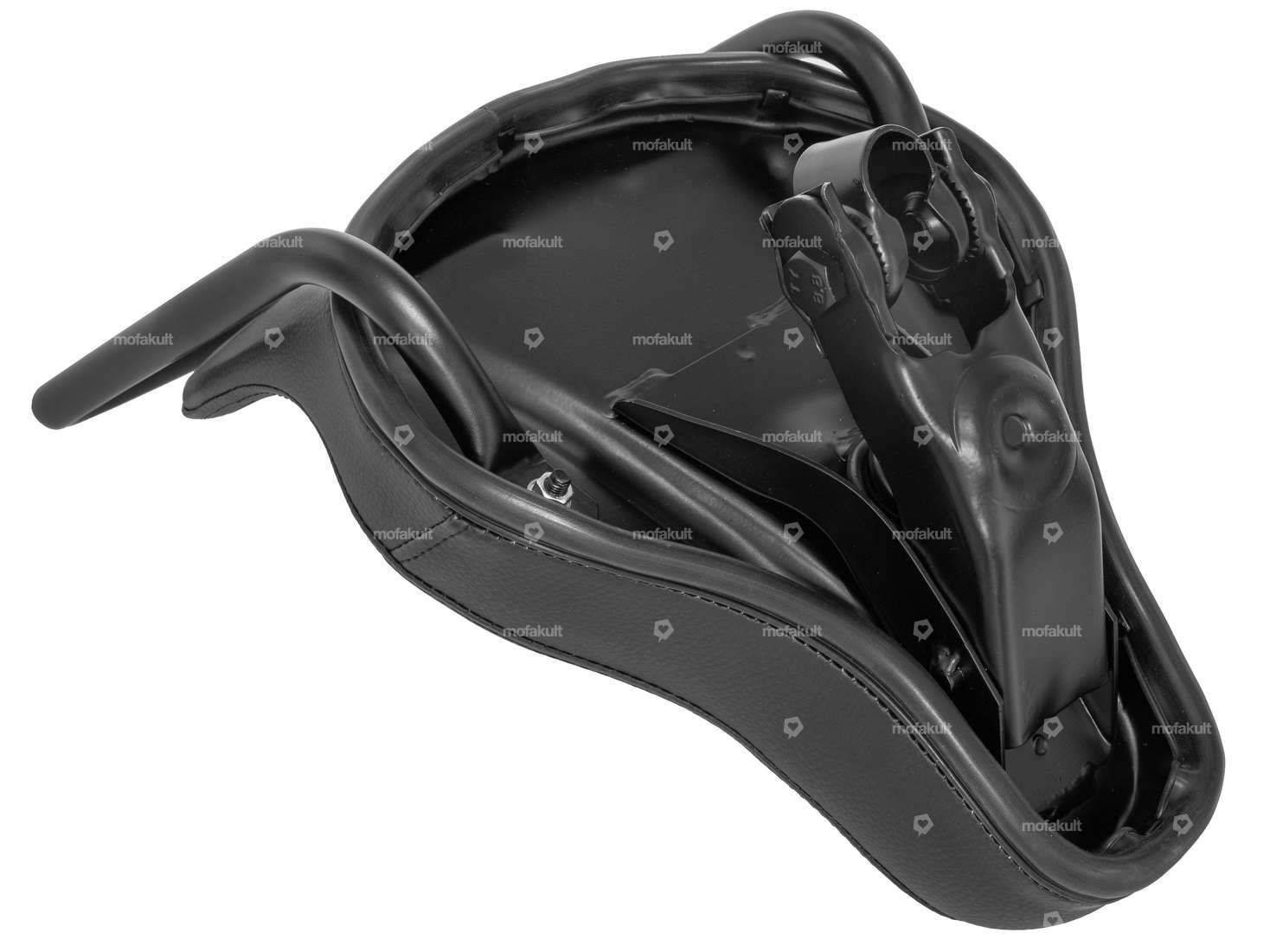 Saddle "Chopper" sprung black Carousel Image 4