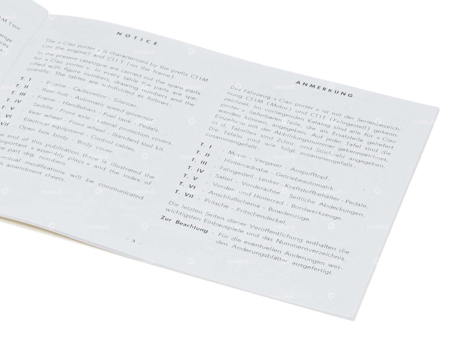 Spare parts catalog | Piaggio Ciao Porter Carousel Image 2