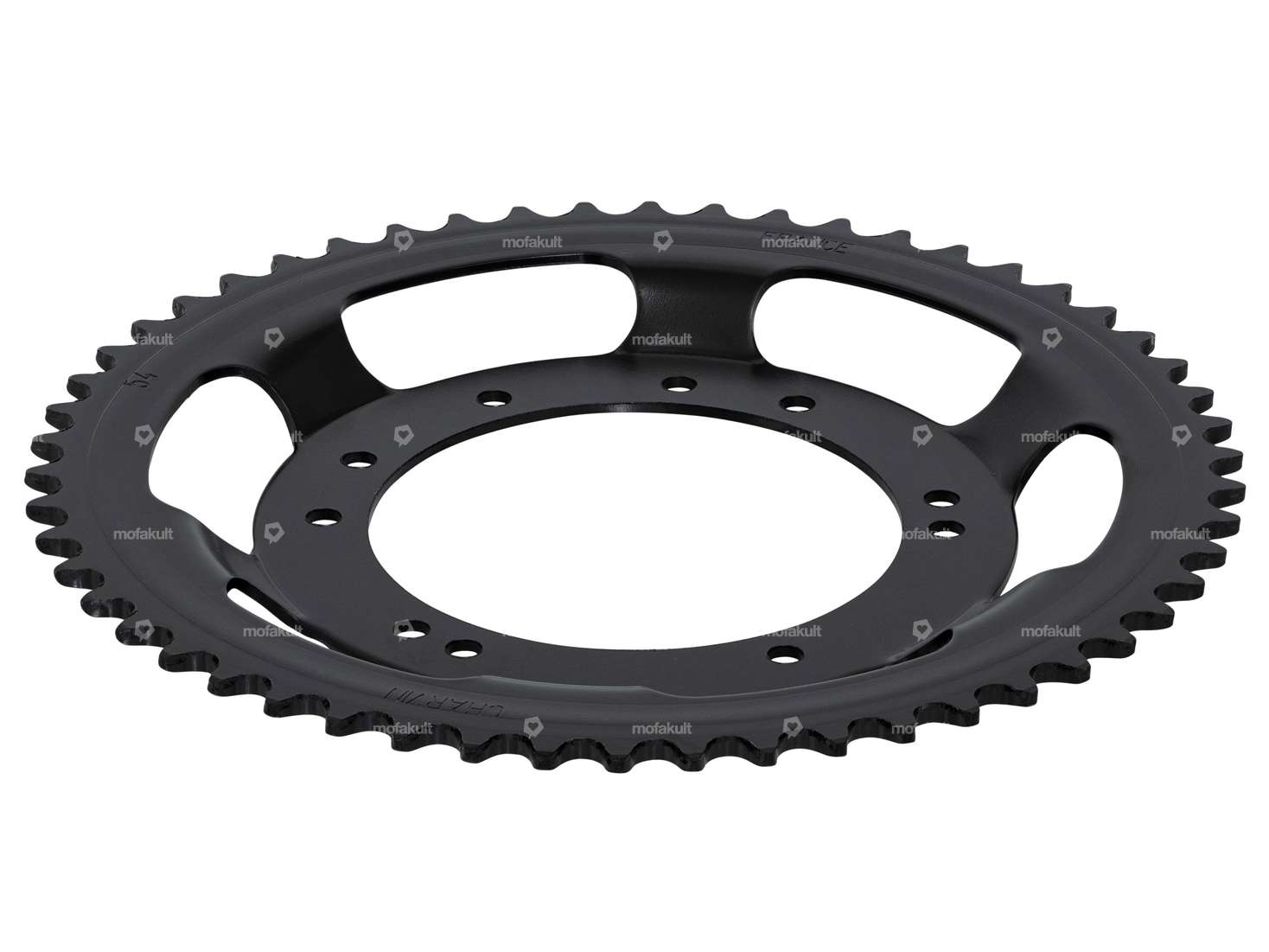 Sprocket 54 teeth black | Peugeot 103 Carousel Image 2