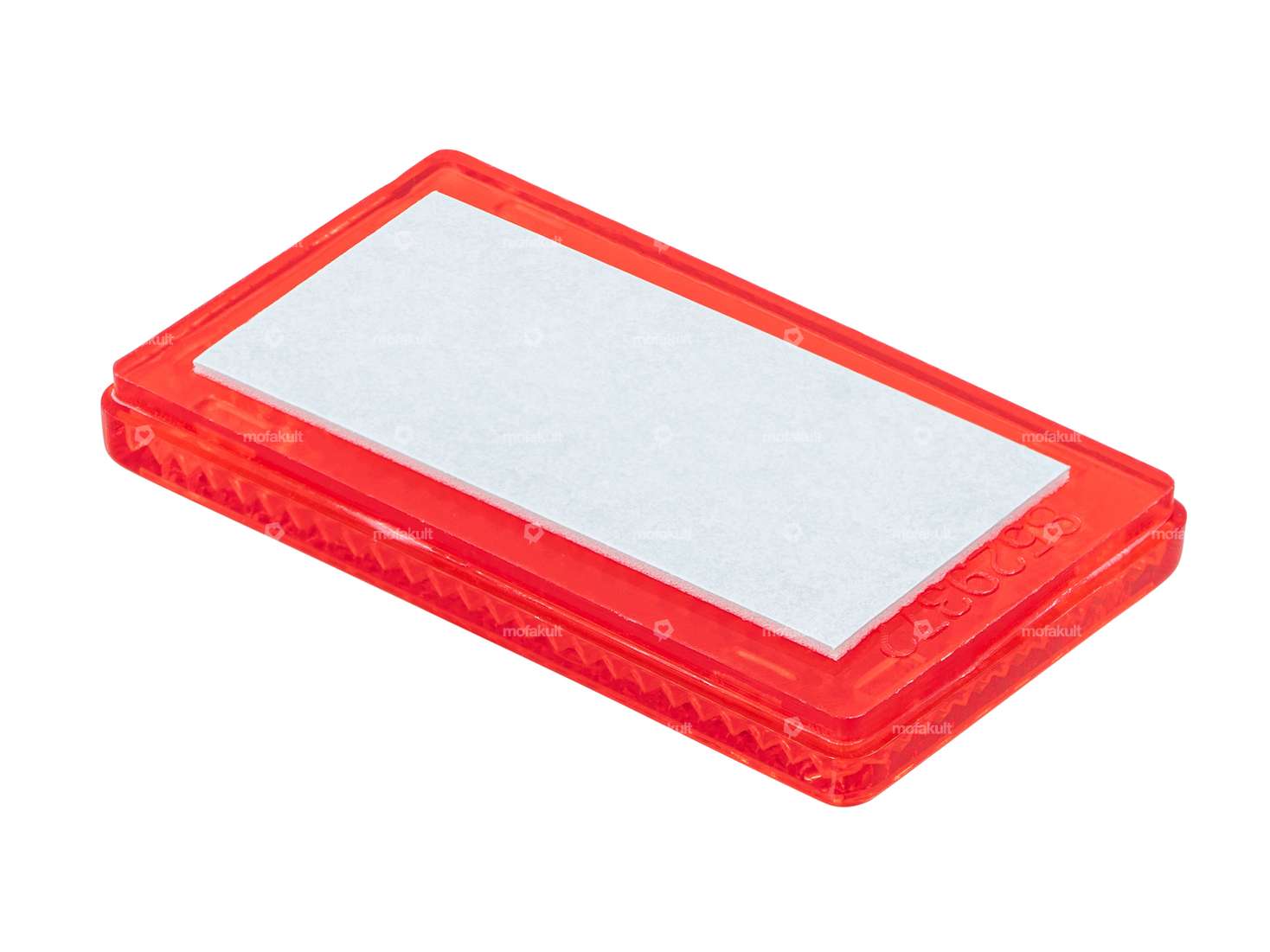Reflector 62 x 36 mm red self-adhesive square Carousel Image 2