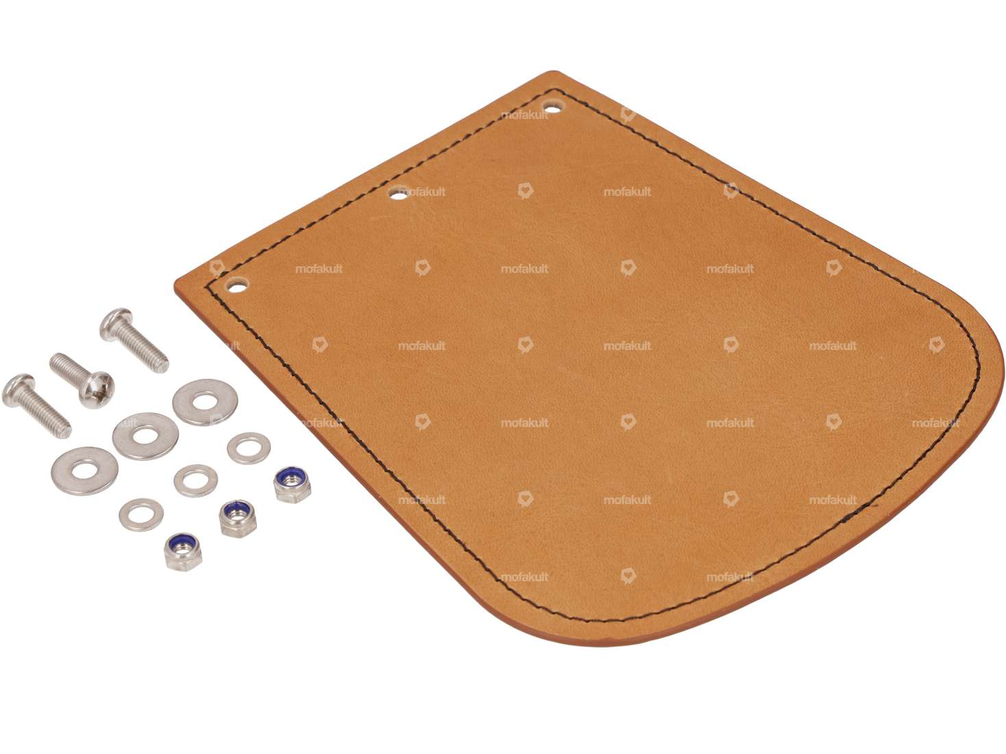 66HEROES Splash guard wide leather Carousel Image 2