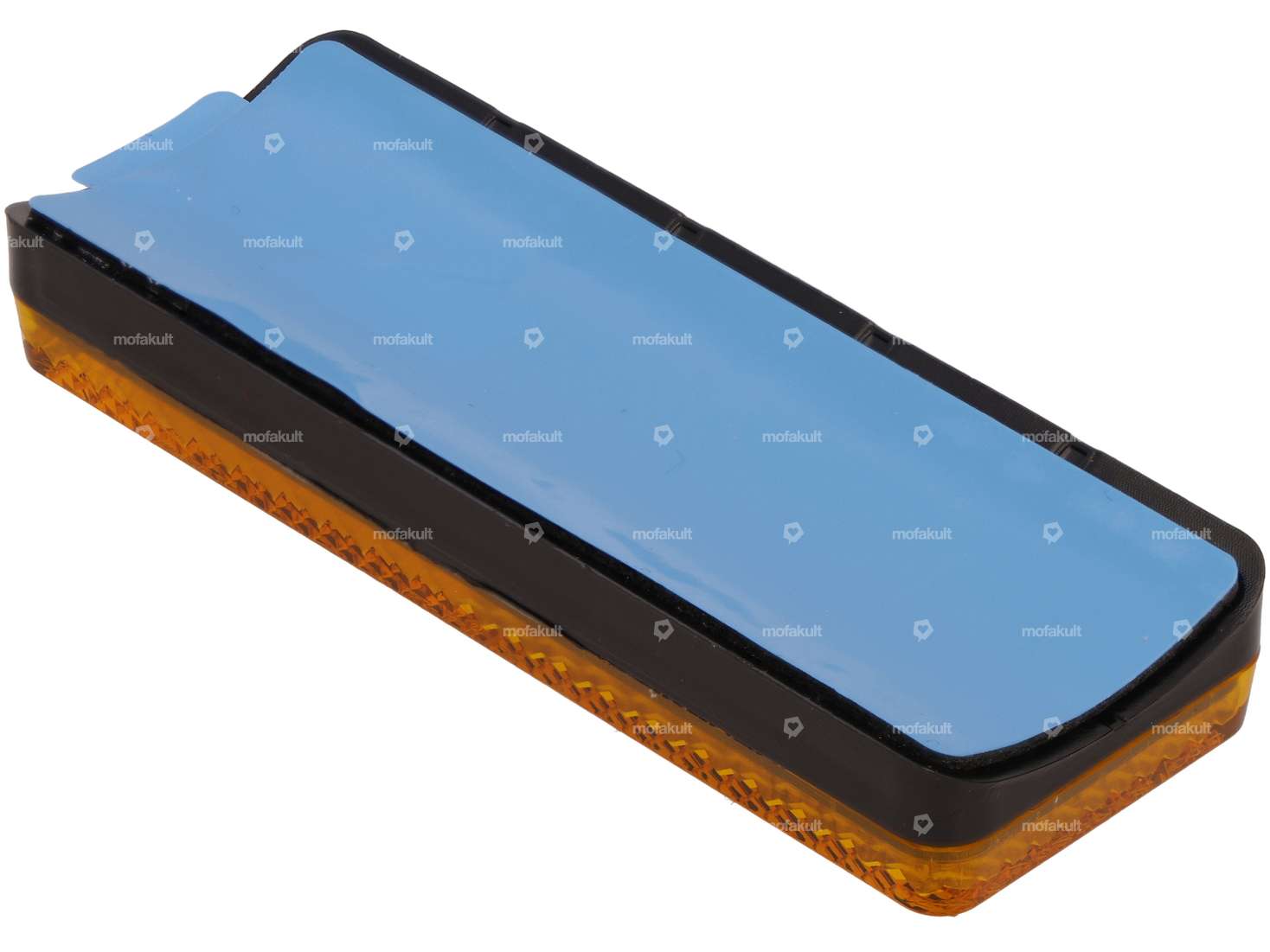 Reflector 89 x 35 mm self-adhesive (curved back) orange Carousel Image 2