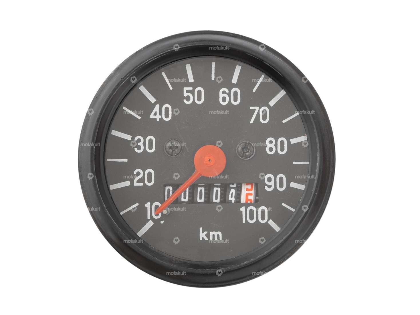 Speedometer 100 km/h Ø 60 mm with illumination black Carousel Image 2