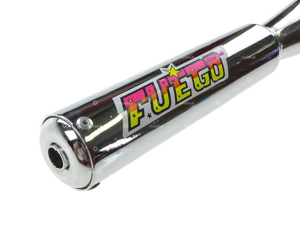 Jamarcol Fuego exhaust 28 mm chrome | Tomos Carousel Image 2