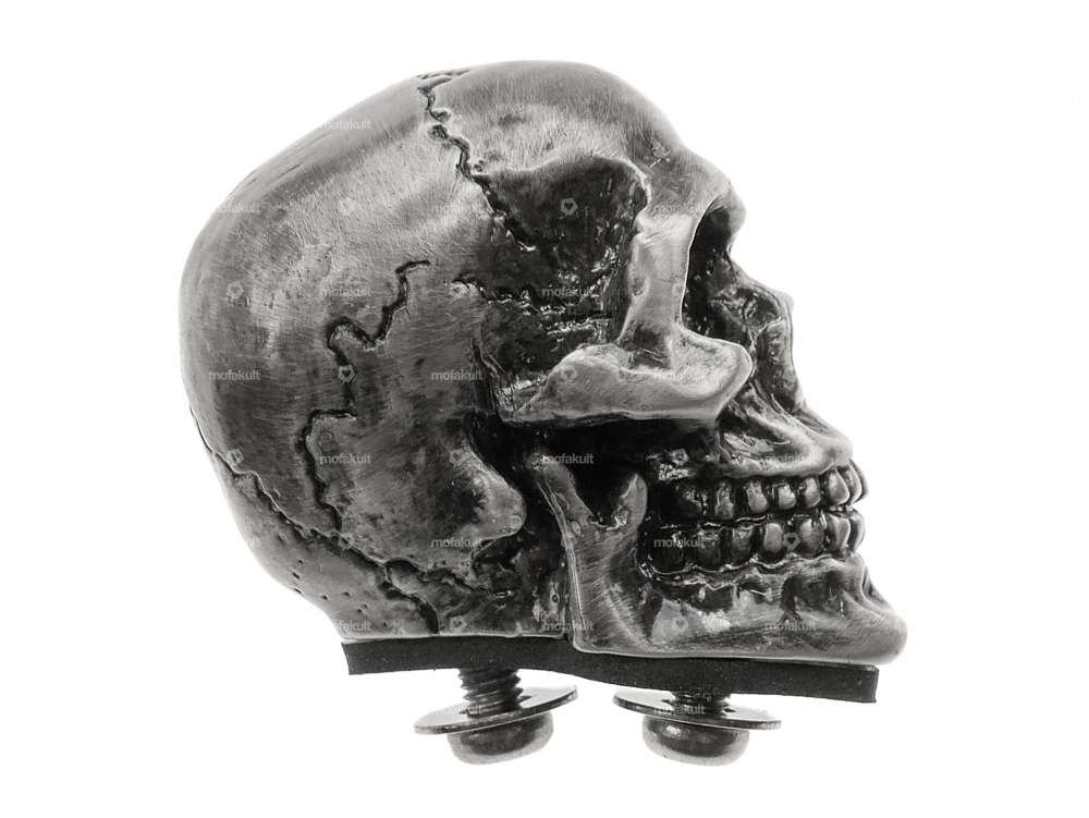 Solid matt skull ornamental figure Carousel Image 2