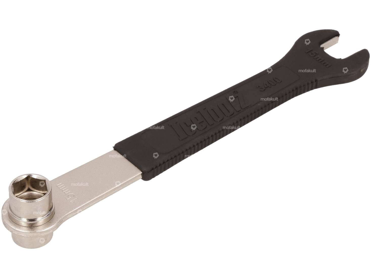 IceToolz open-end wrench pedals (SW 15, 9/16") Carousel Image 1