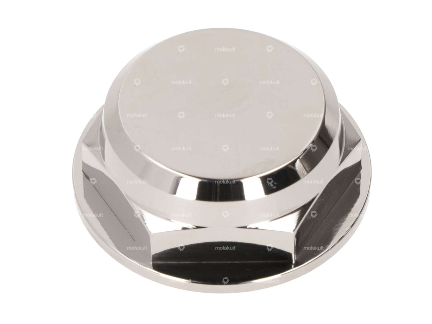 swiing® revival steerer tube nut M26x1 closed fork plate Inox Carousel Image 1