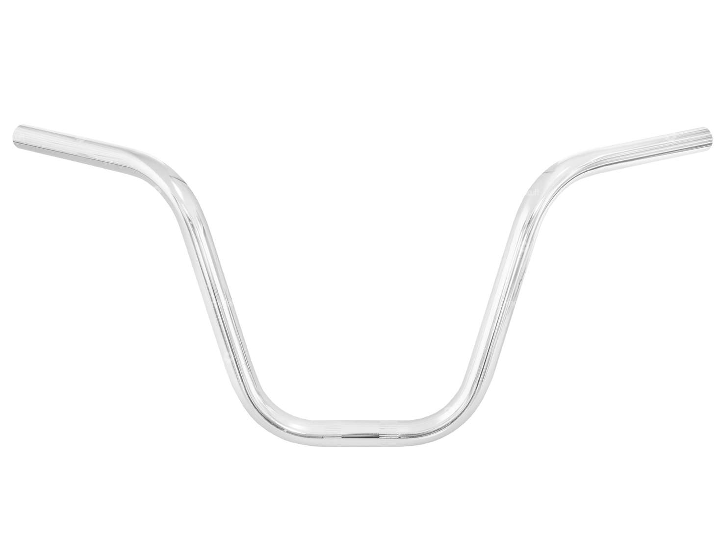 GPO handlebar fork plate 25 cm curved chrome Carousel Image 1