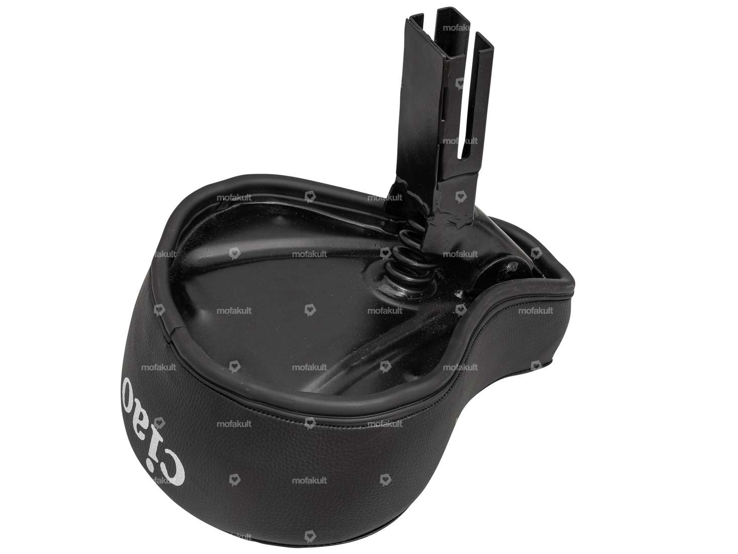 Saddle "Ciao" lettering square mount black | Piaggio Ciao P Carousel Image 2