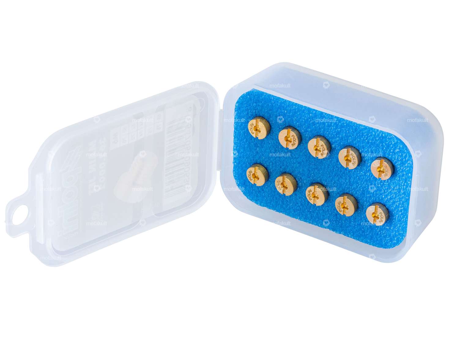 Polini nozzle set M6 (120 - 138) Dell'Orto PHVA, PHBN, PHBL, PHBH, SHB, PHF, PHVB, FRD, FRG Carousel Image 1