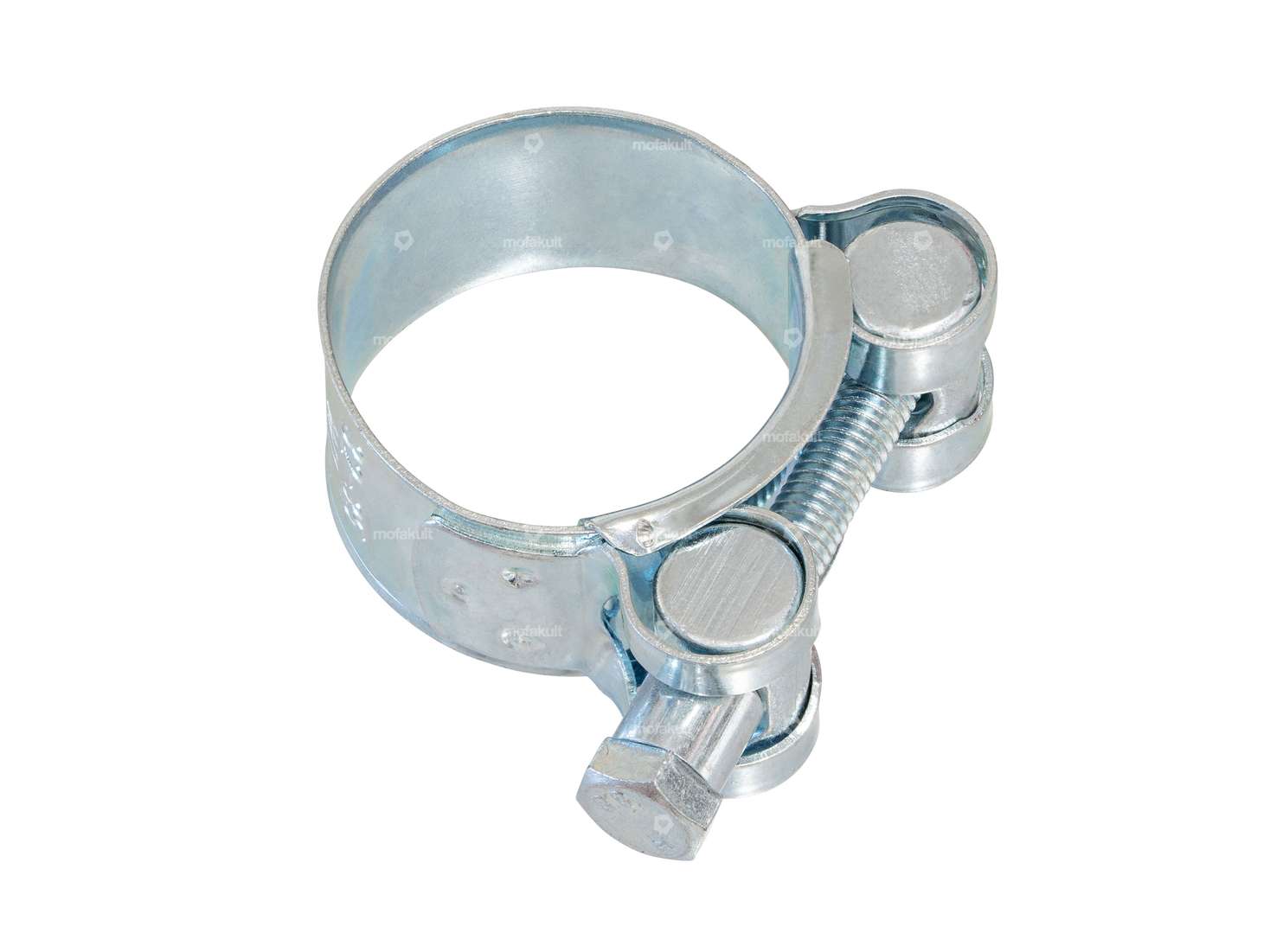 Solid screw clamp 32 - 35 mm W1 galvanized Carousel Image 1