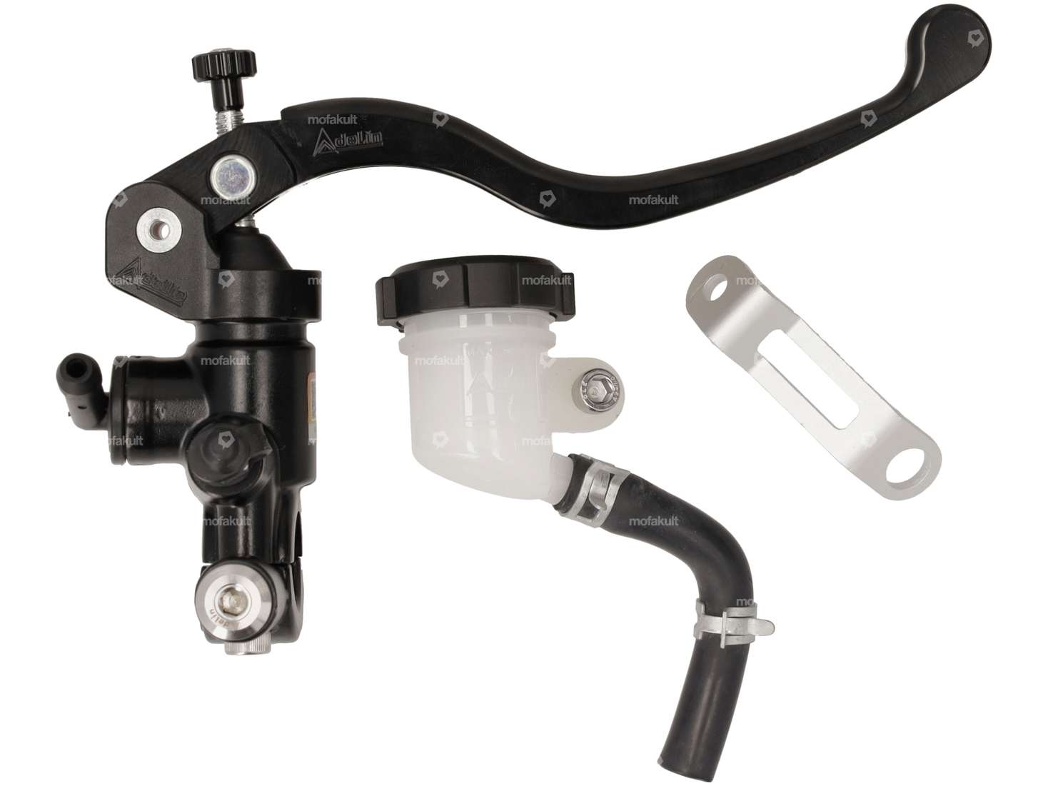 Brake lever adjustable right (14x18 mm brake piston) with external oil reservoir Carousel Image 1