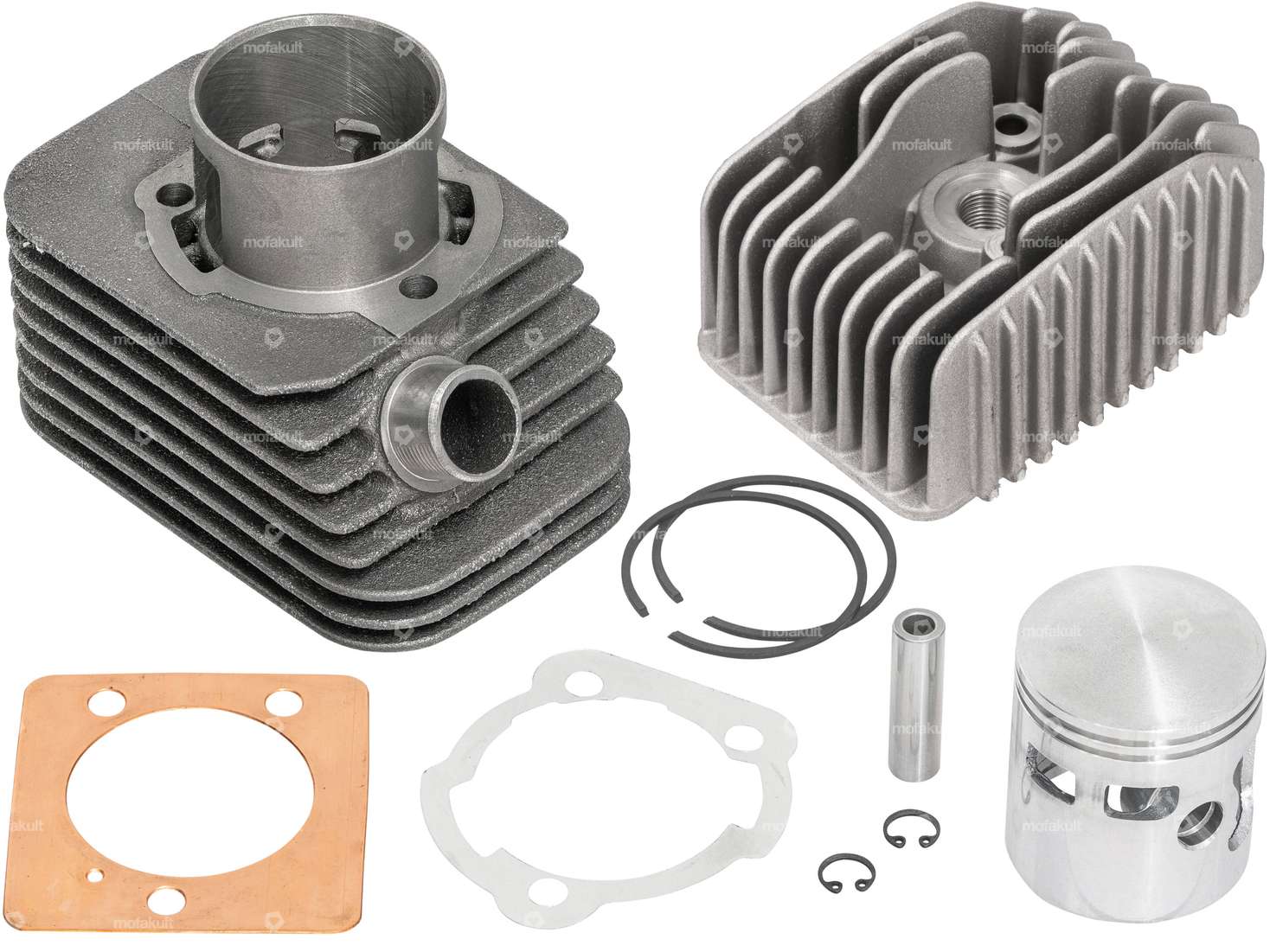 Polini 46 mm cylinder kit incl. head 10 mm KoBo | Piaggio Ciao, Bravo, Boxer Carousel Image 1