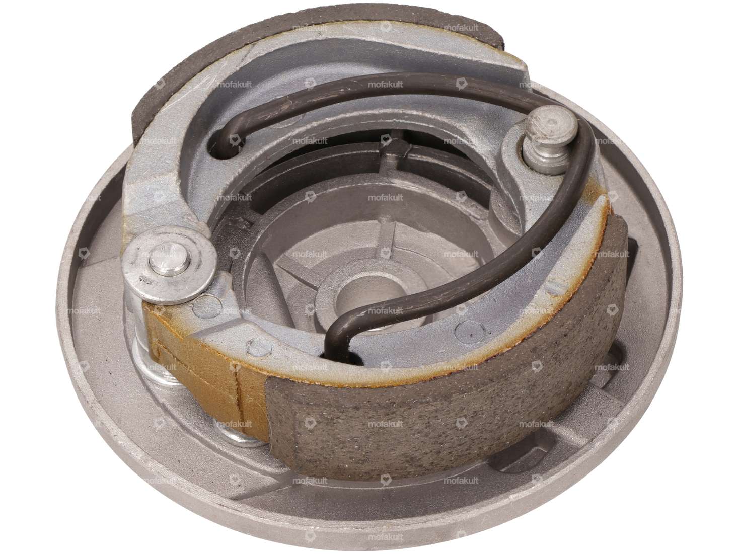 17" front wheel cast iron black with brake anchor plate Carousel Image 4