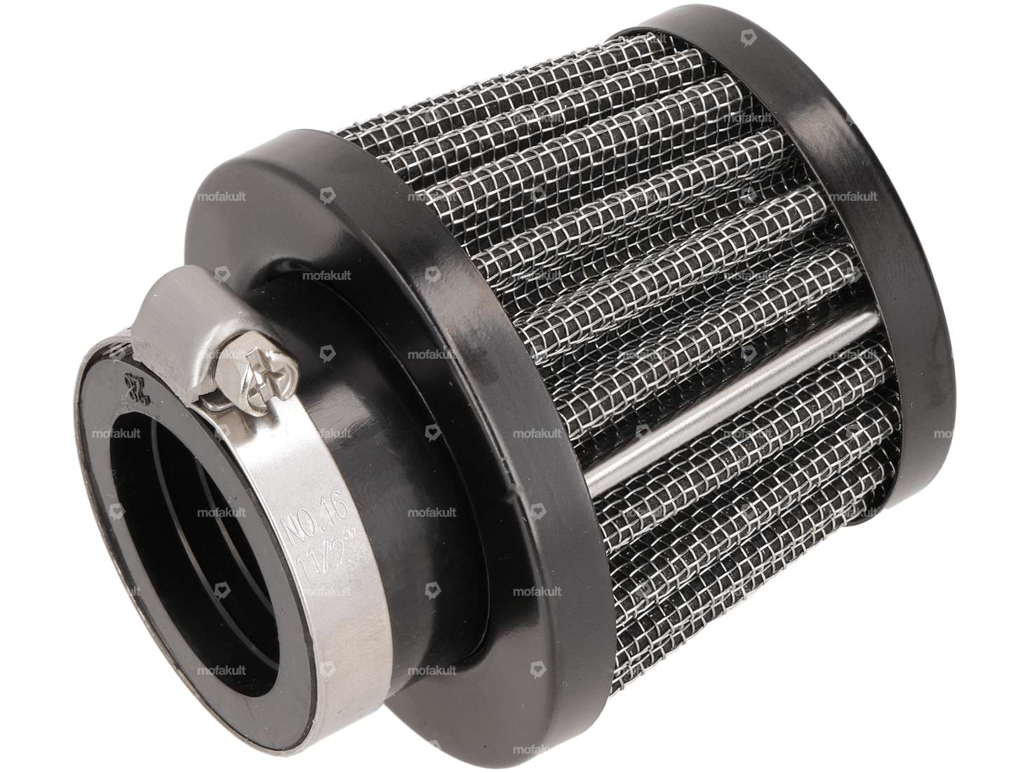 66HEROES Air filter mushroom grille black Dell'Orto PHBG (Ø=28 mm) Carousel Image 1