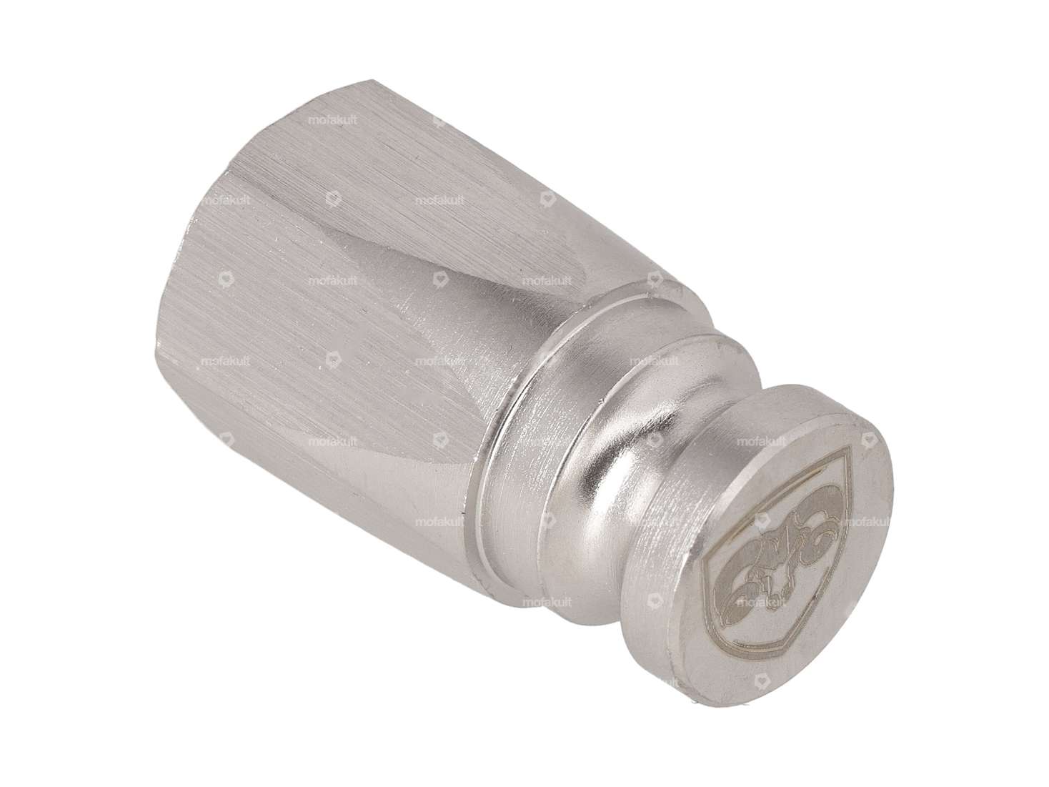 66HEROES Mounting pin M11x1 Wheel axle License plate holder side Inox Carousel Image 2