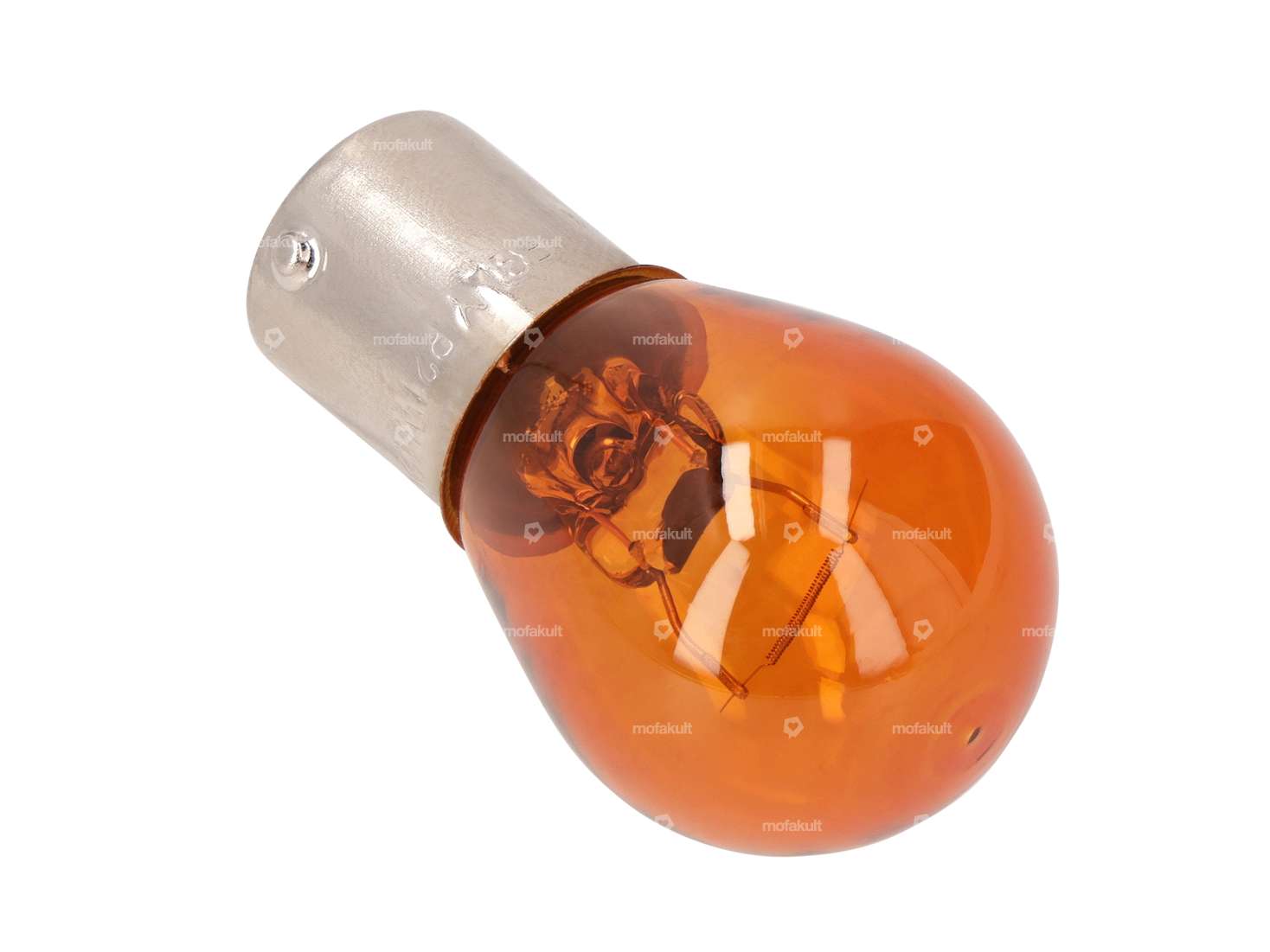 Bulb 12V - 21W (BA15s) orange 1-filament Carousel Image 2