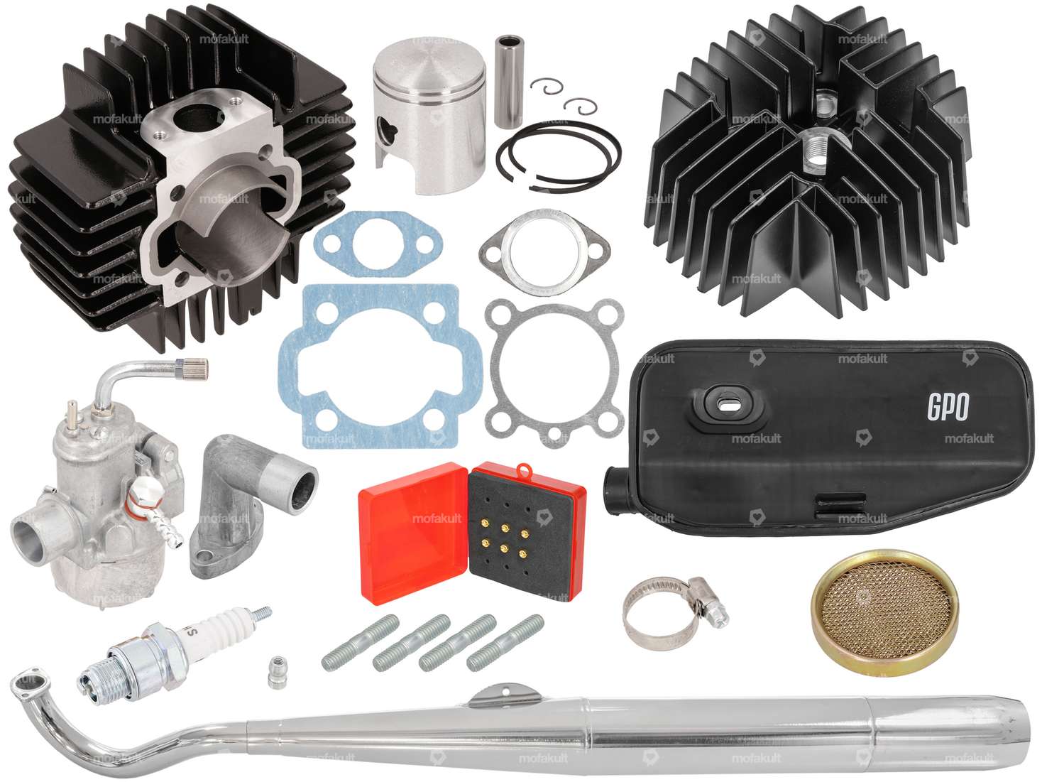 GPO tuning set 43.5 mm (Metrakit replica) | Puch E50, ZA50 Carousel Image 1