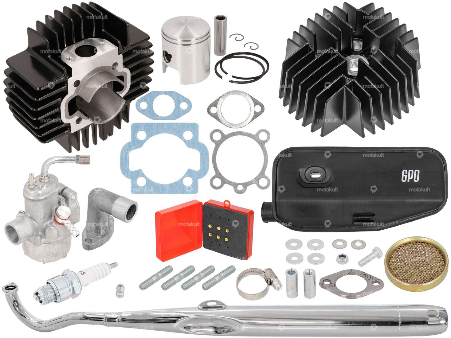 GPO tuning set 43.5 mm (Metrakit replica) | Puch E50 / ZA50 Carousel Image 1