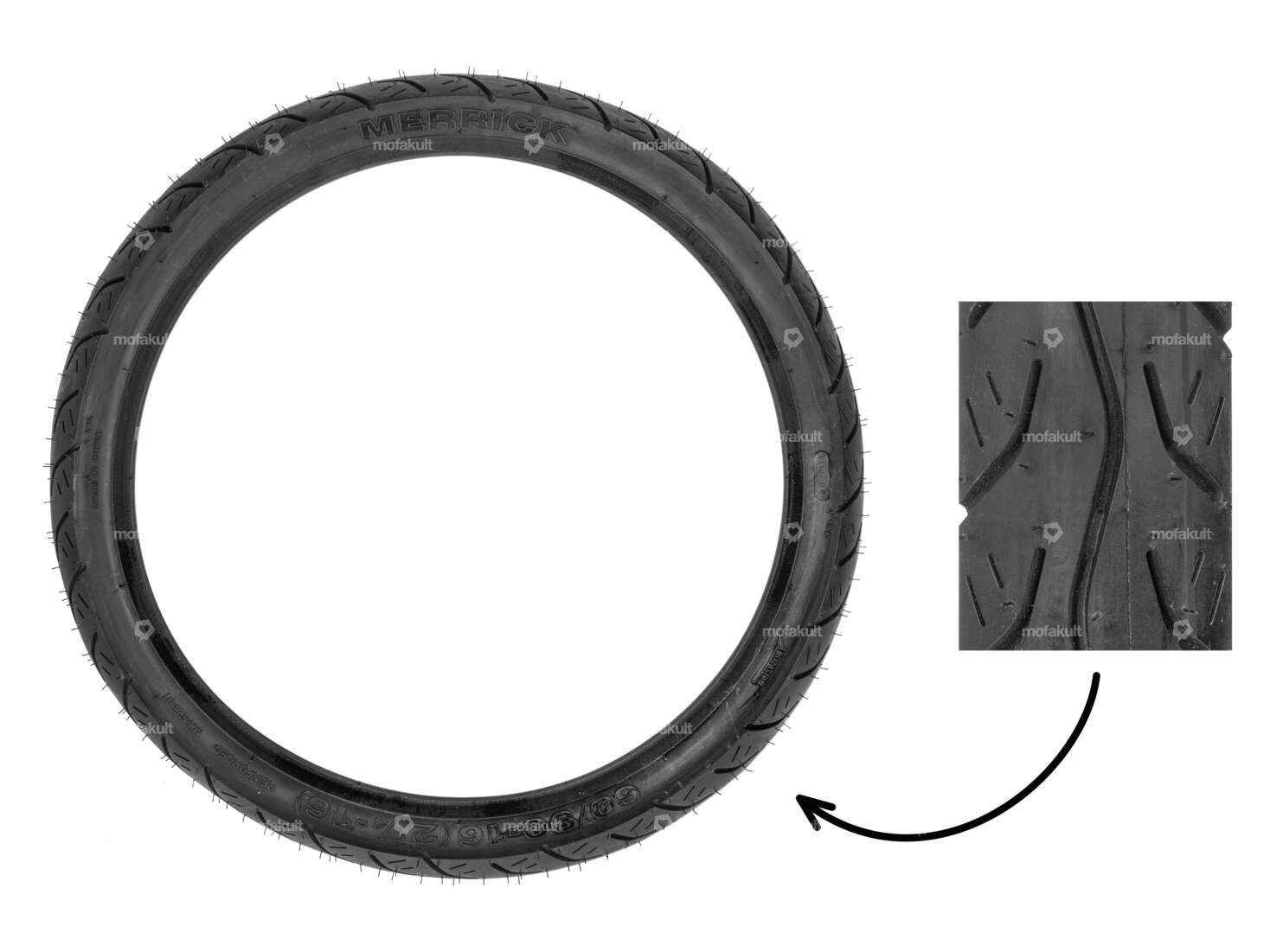 Merrick 2.25 x 16" MK 528 tires Carousel Image 1